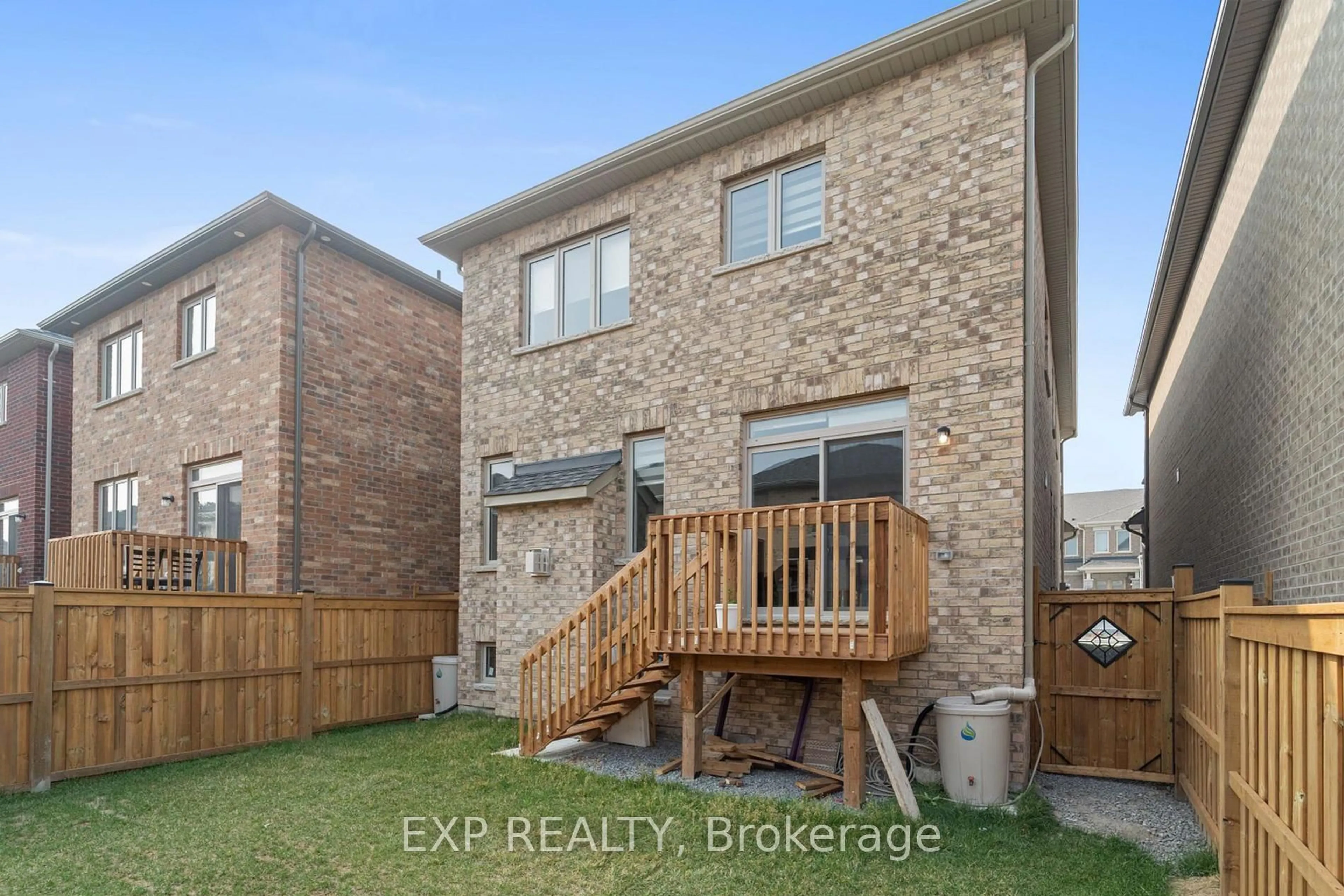 Home with brick exterior material, street for 1037 Skyridge Blvd, Pickering Ontario L1X 0G5