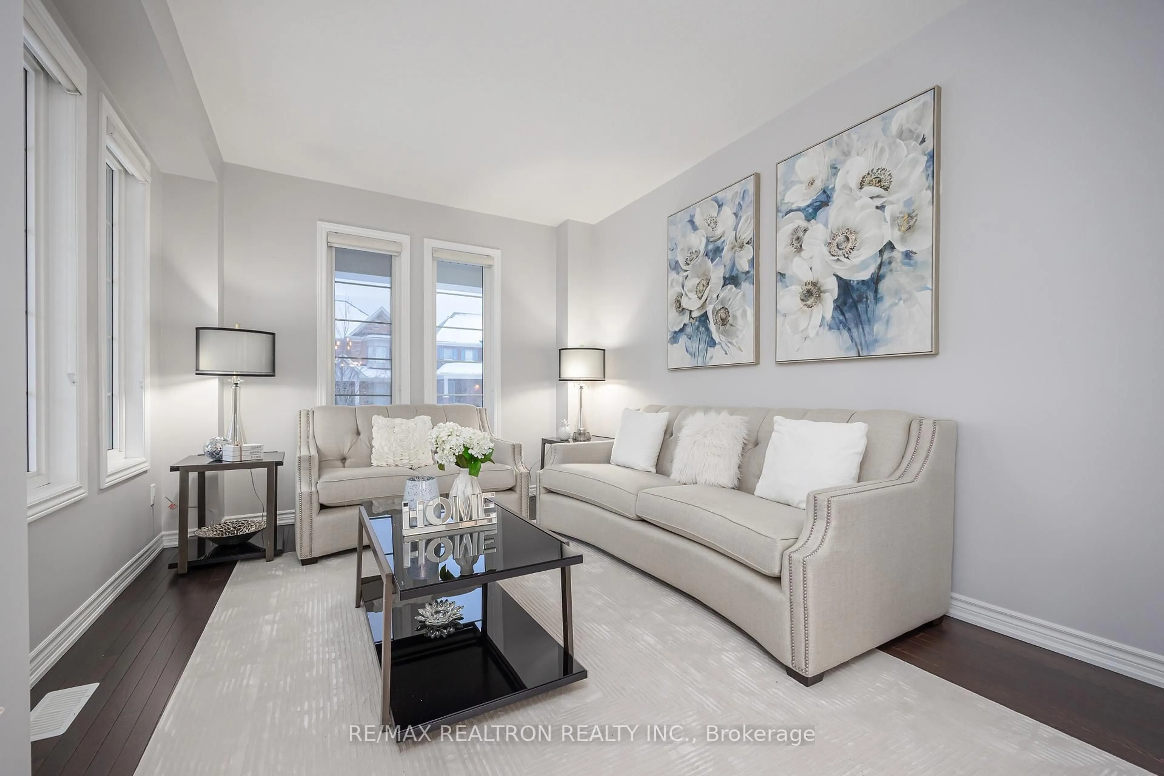 Living room with furniture, unknown for 30 Terry Cres, Clarington Ontario L1C 0W4