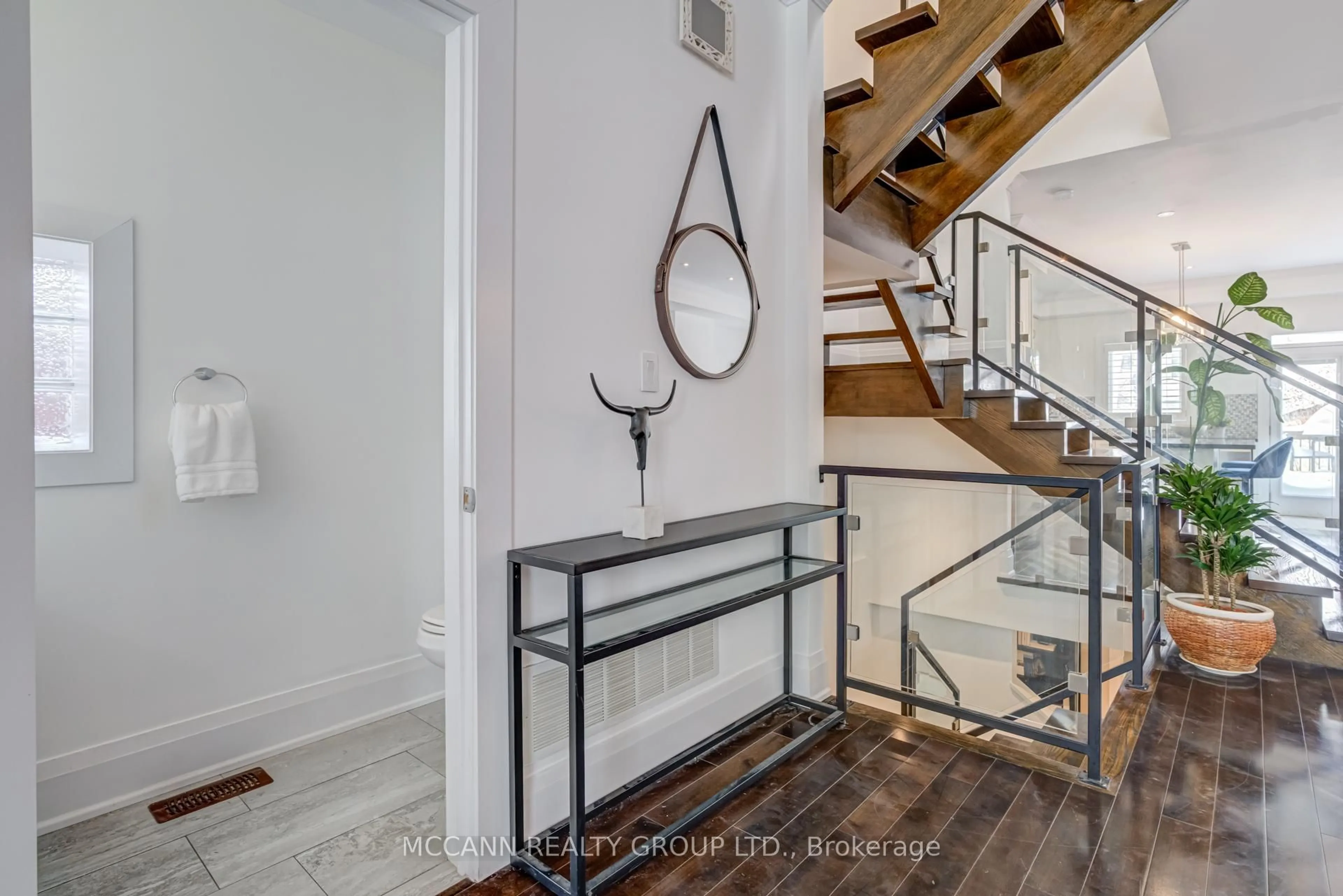 Indoor entryway for 1155 Greenwood Ave, Toronto Ontario M4J 4E7