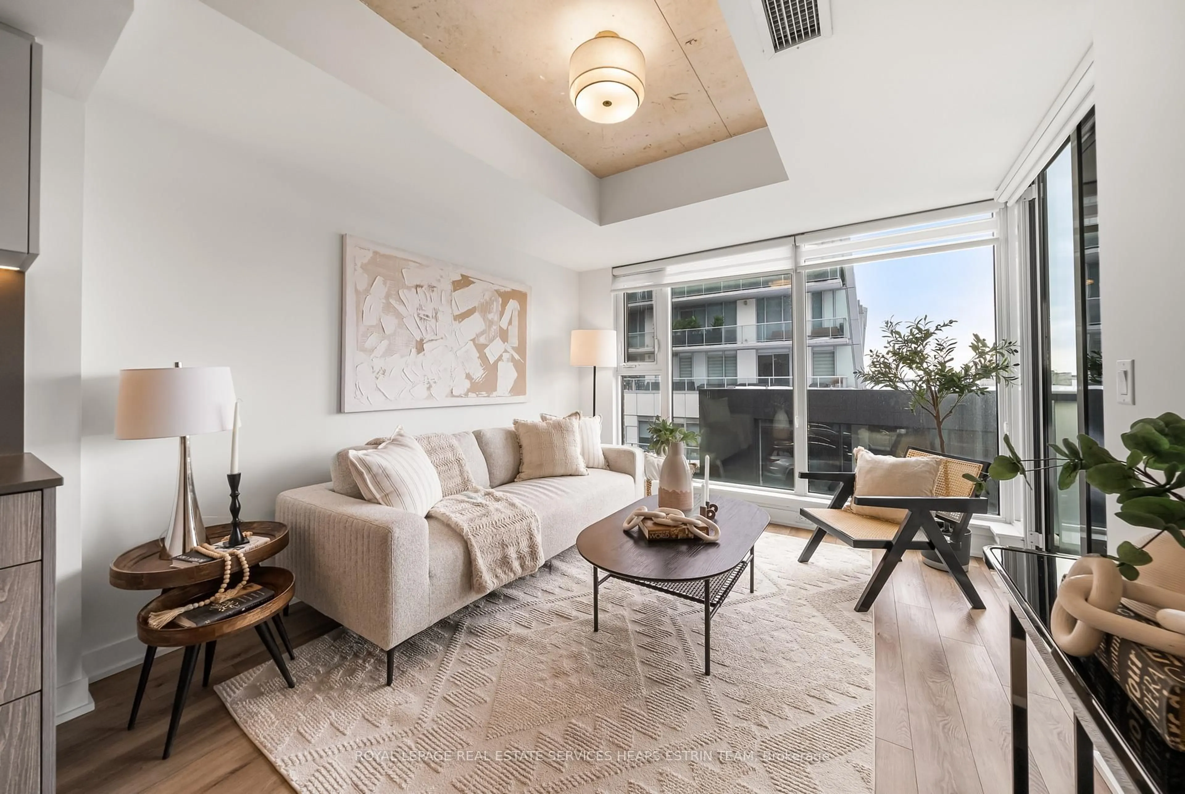 Living room with furniture, unknown for 30 Baseball Pl #719, Toronto Ontario M4M 0E8