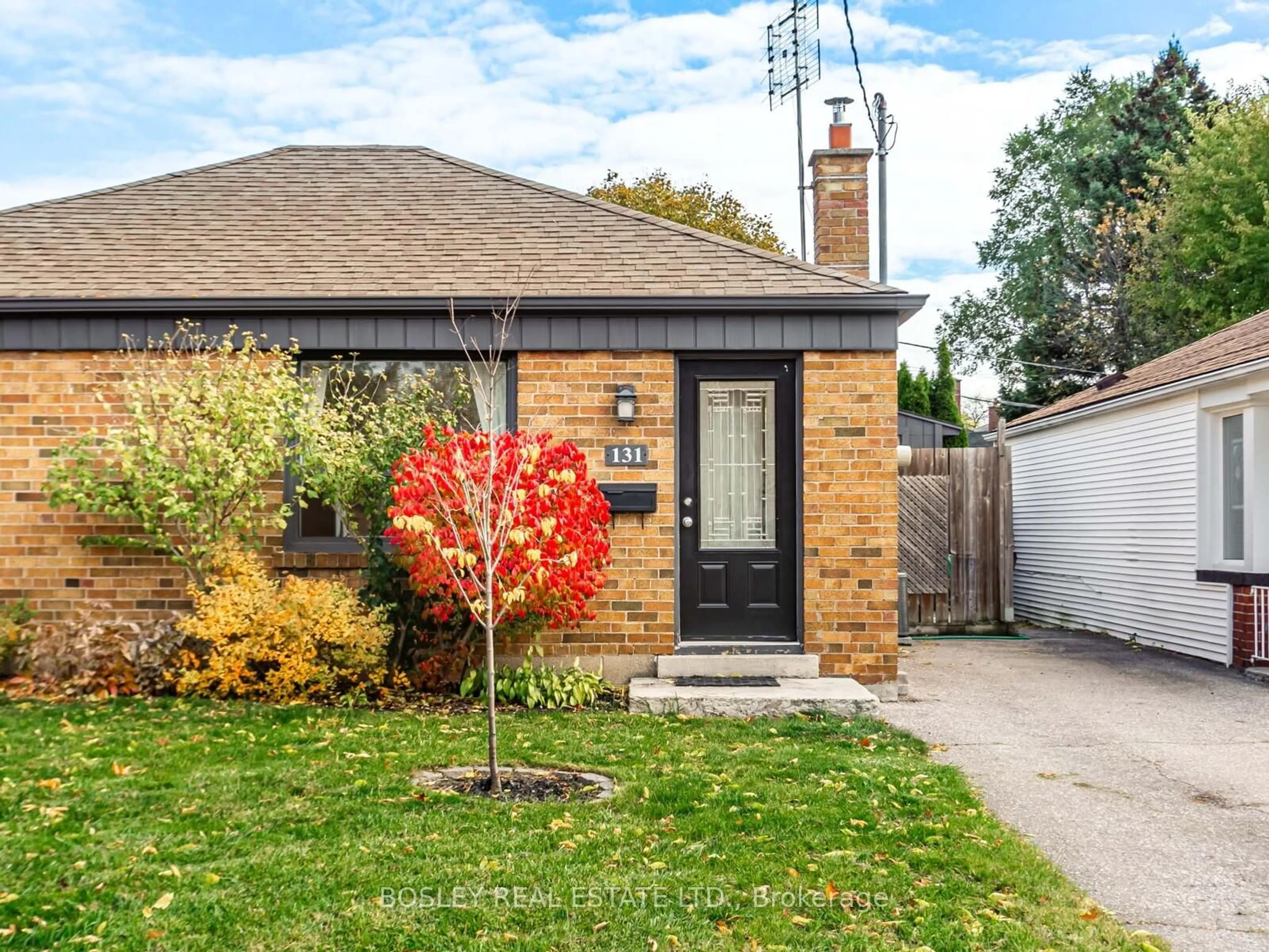 Home with brick exterior material, street for 131 Meighen Ave, Toronto Ontario M4B 2H8