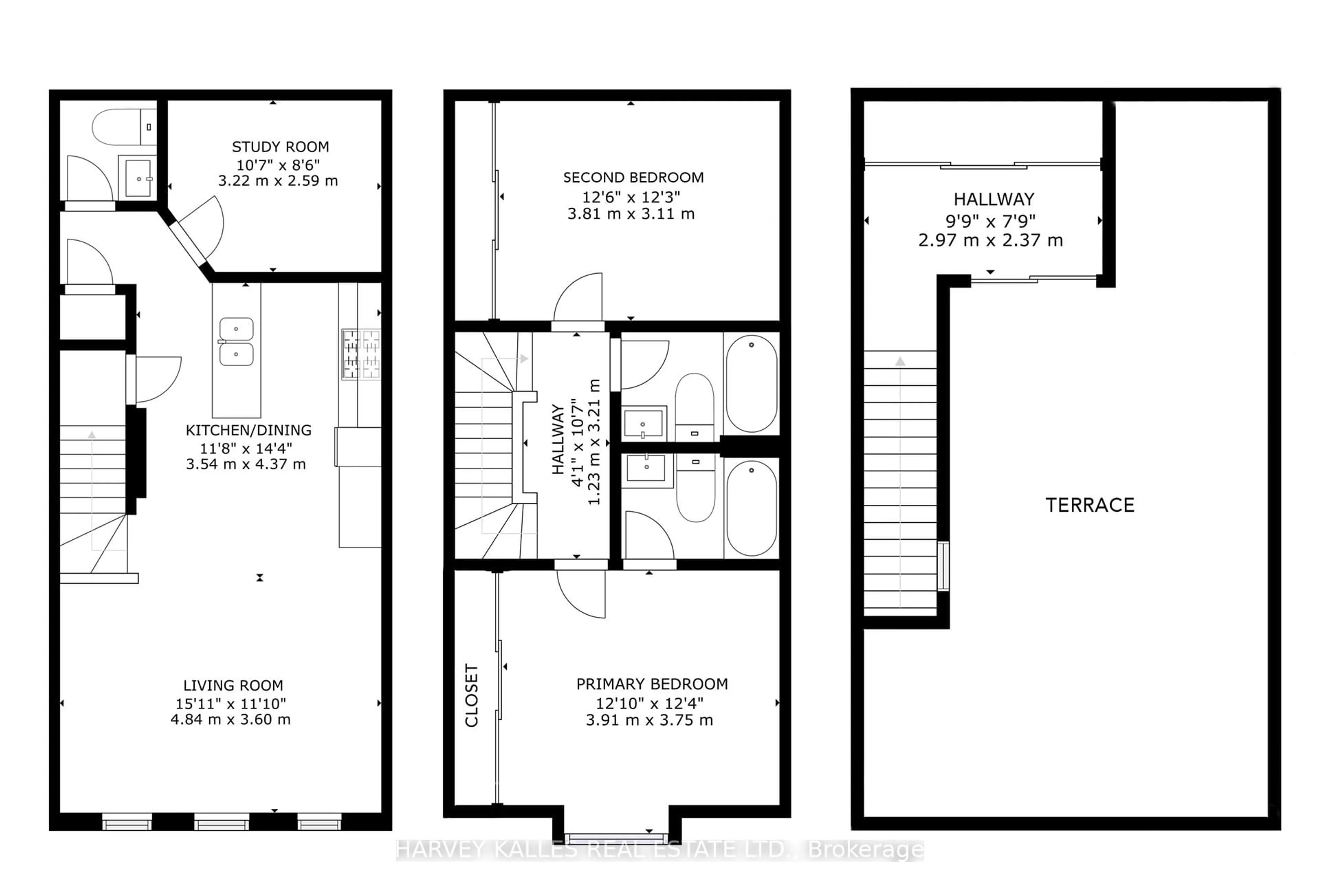 Floor plan for 140 Broadview Ave #45, Toronto Ontario M4M 0A8