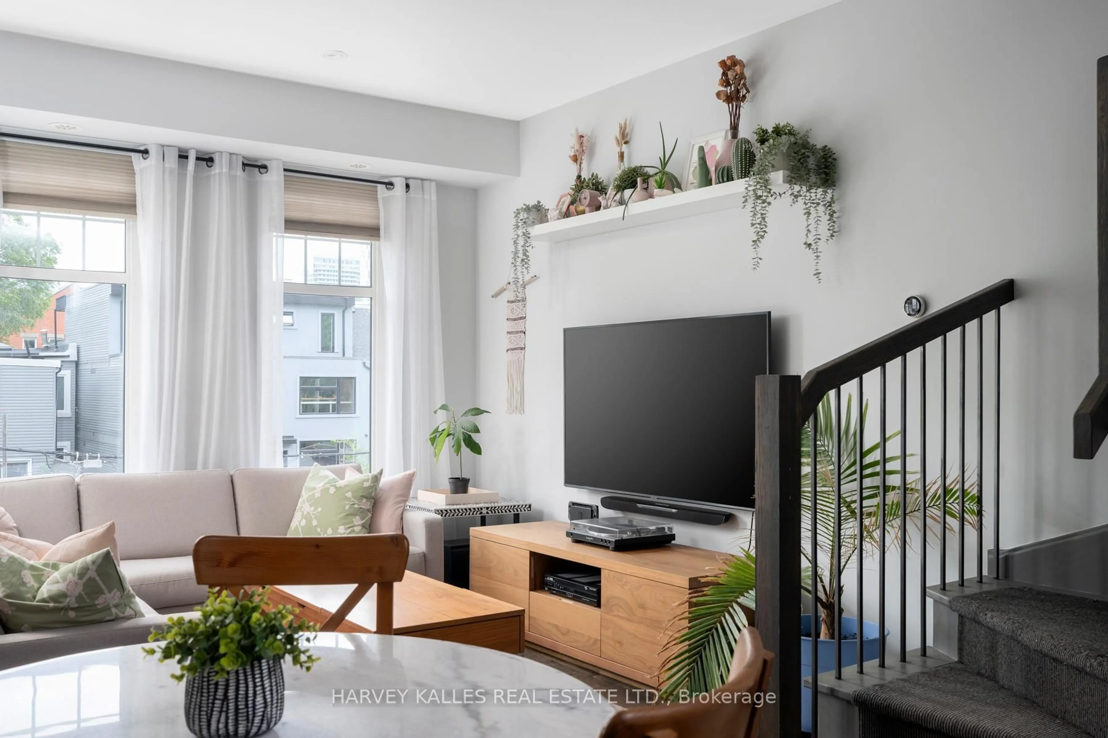 Living room with furniture, unknown for 140 Broadview Ave #45, Toronto Ontario M4M 0A8