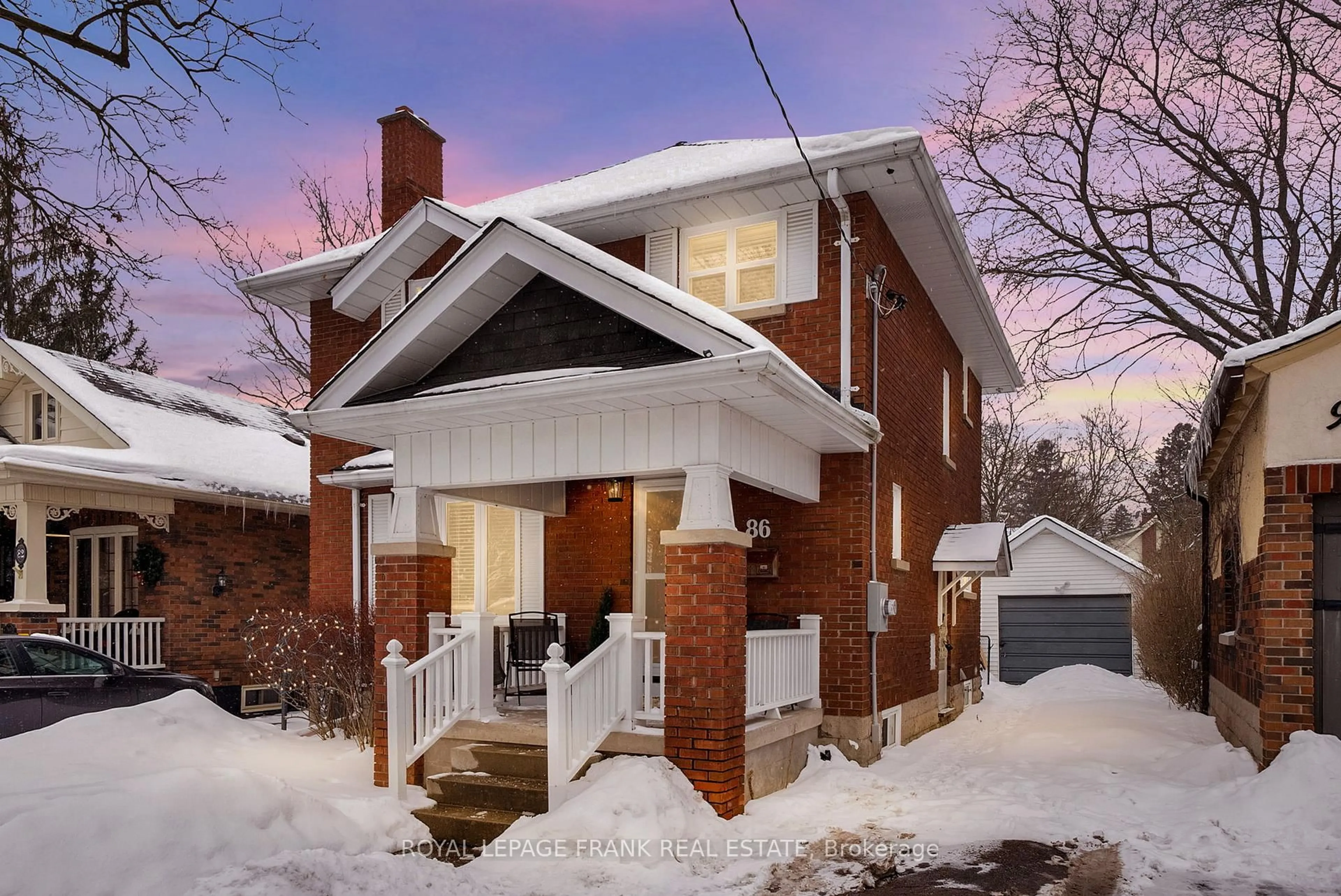 Home with brick exterior material, street for 86 Roxborough Ave, Oshawa Ontario L1G 5W4