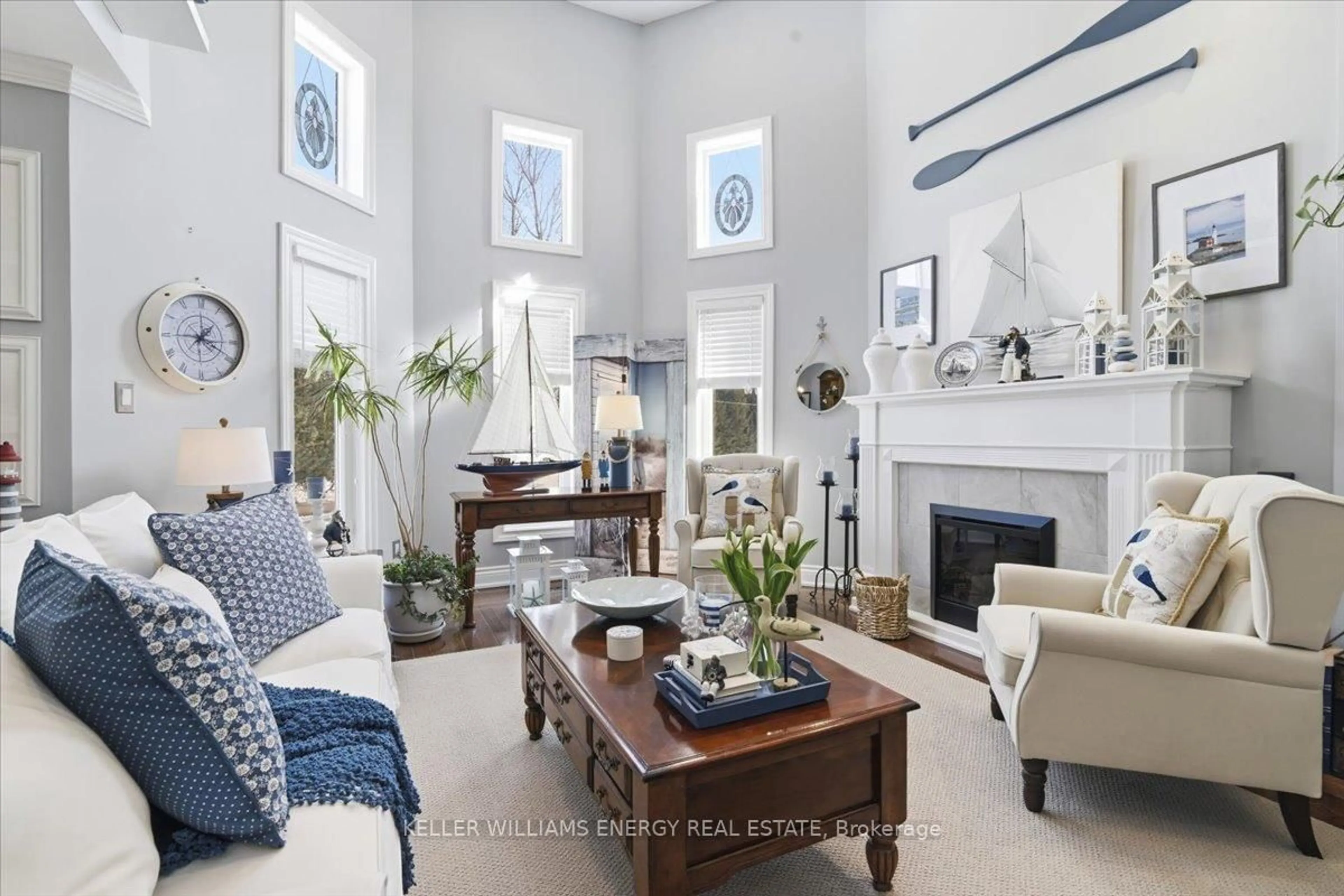 Living room with furniture, unknown for 14 Christie Cres, Scugog Ontario L9L 1B5