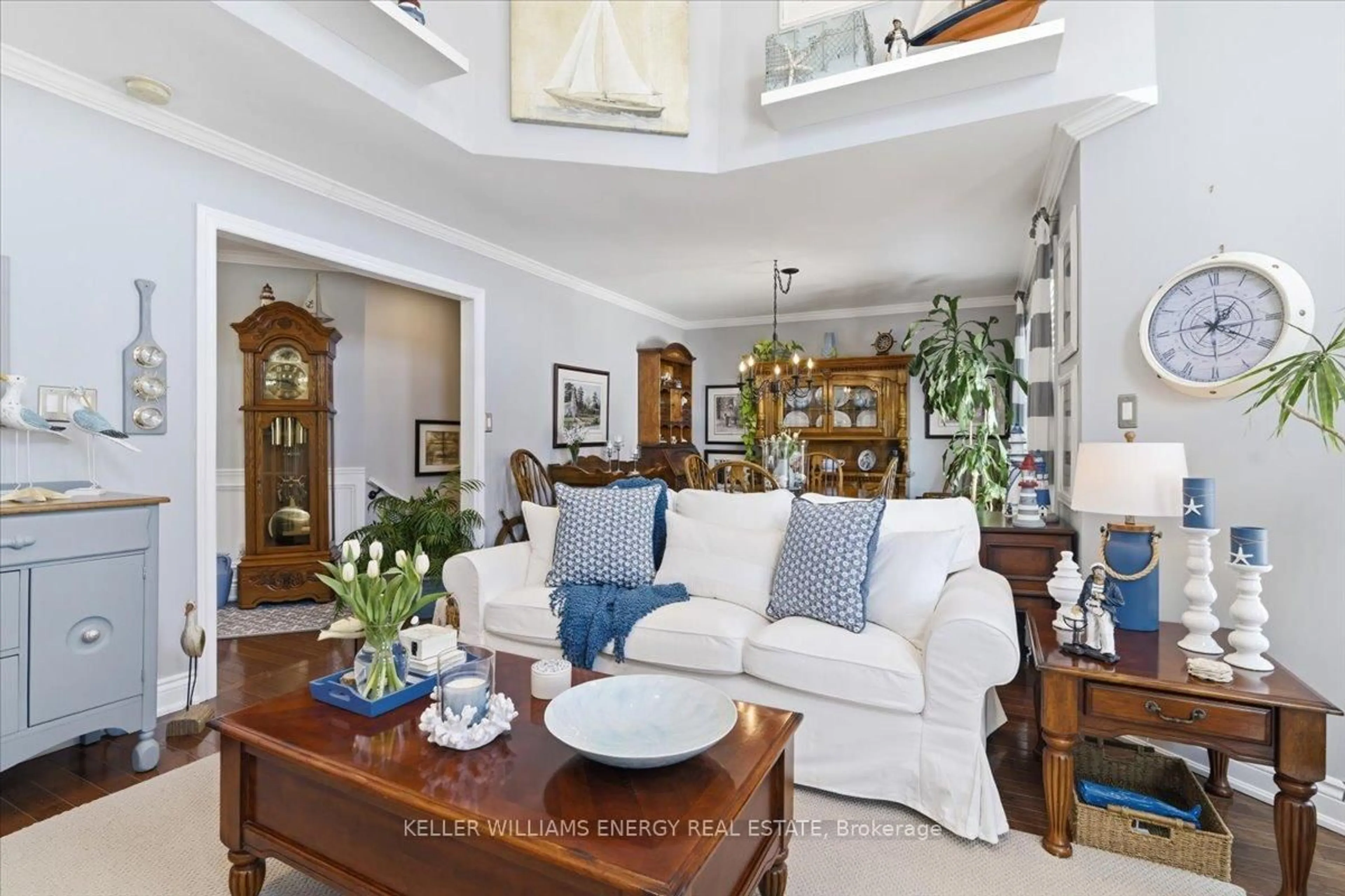 Living room with furniture, unknown for 14 Christie Cres, Scugog Ontario L9L 1B5