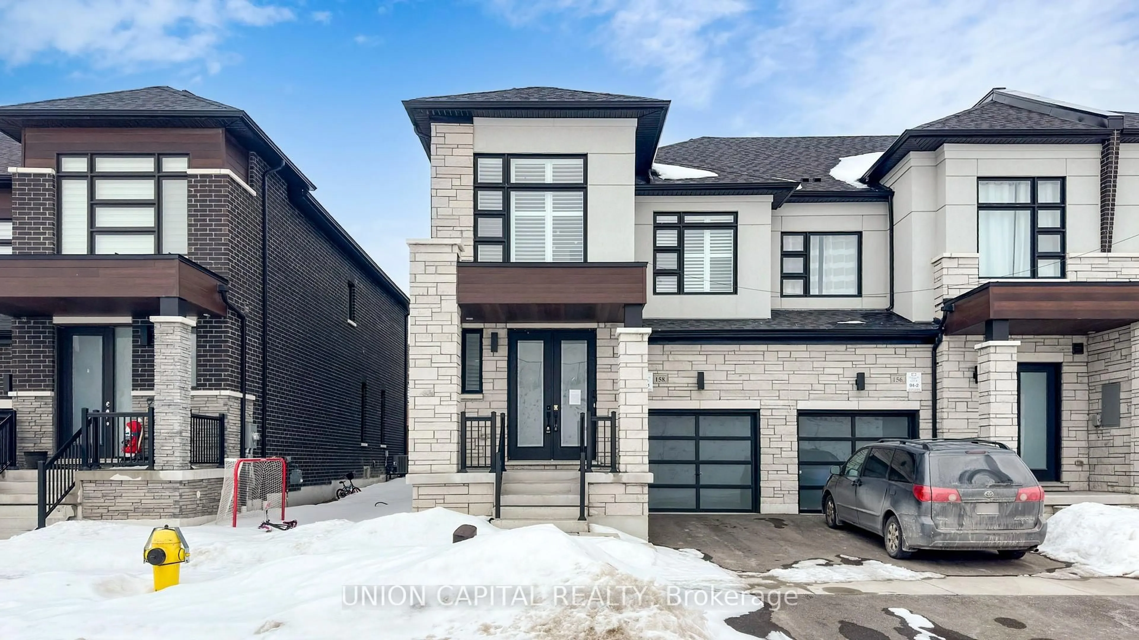 Home with brick exterior material, street for 158 Ogston Cres, Whitby Ontario L1P 0H3