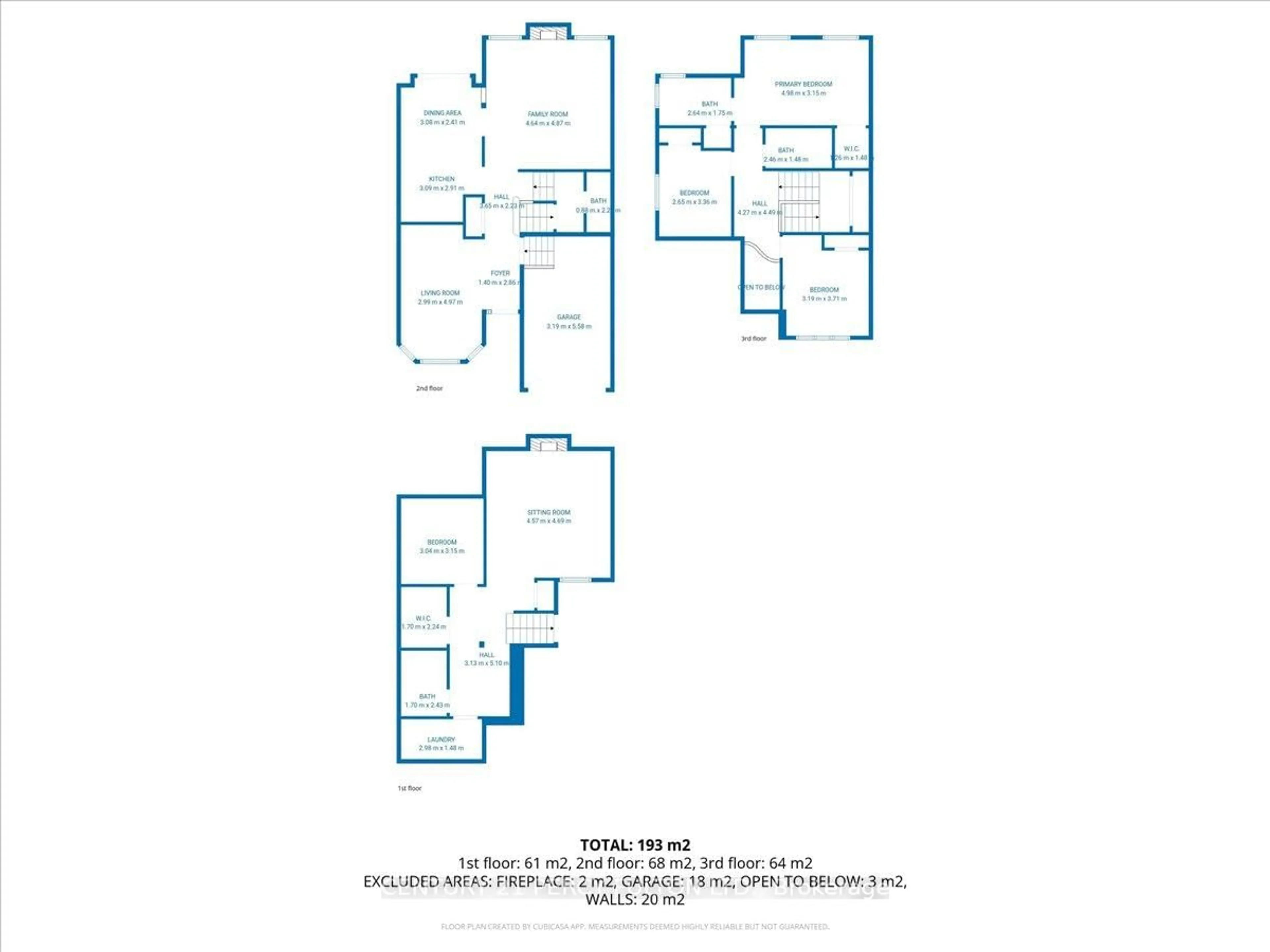 Floor plan for 67 Kenilworth Cres, Whitby Ontario L1M 2M7