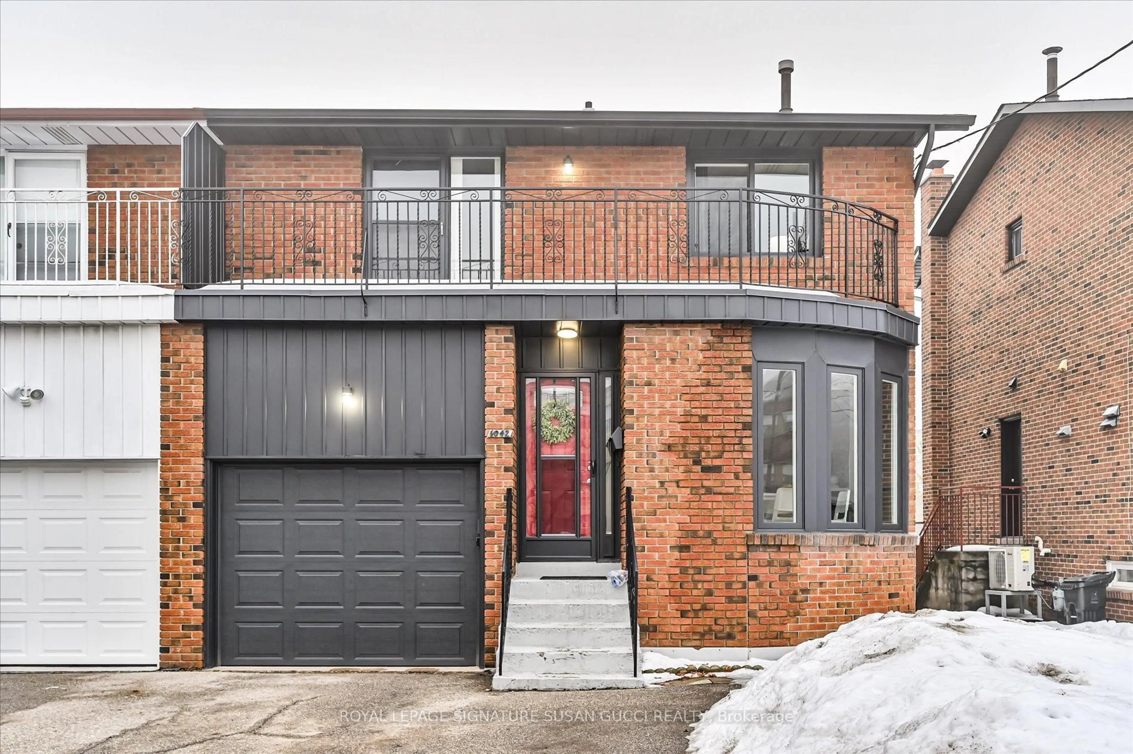 Home with brick exterior material, street for 1042 Victoria Park Ave, Toronto Ontario M4B 2K1