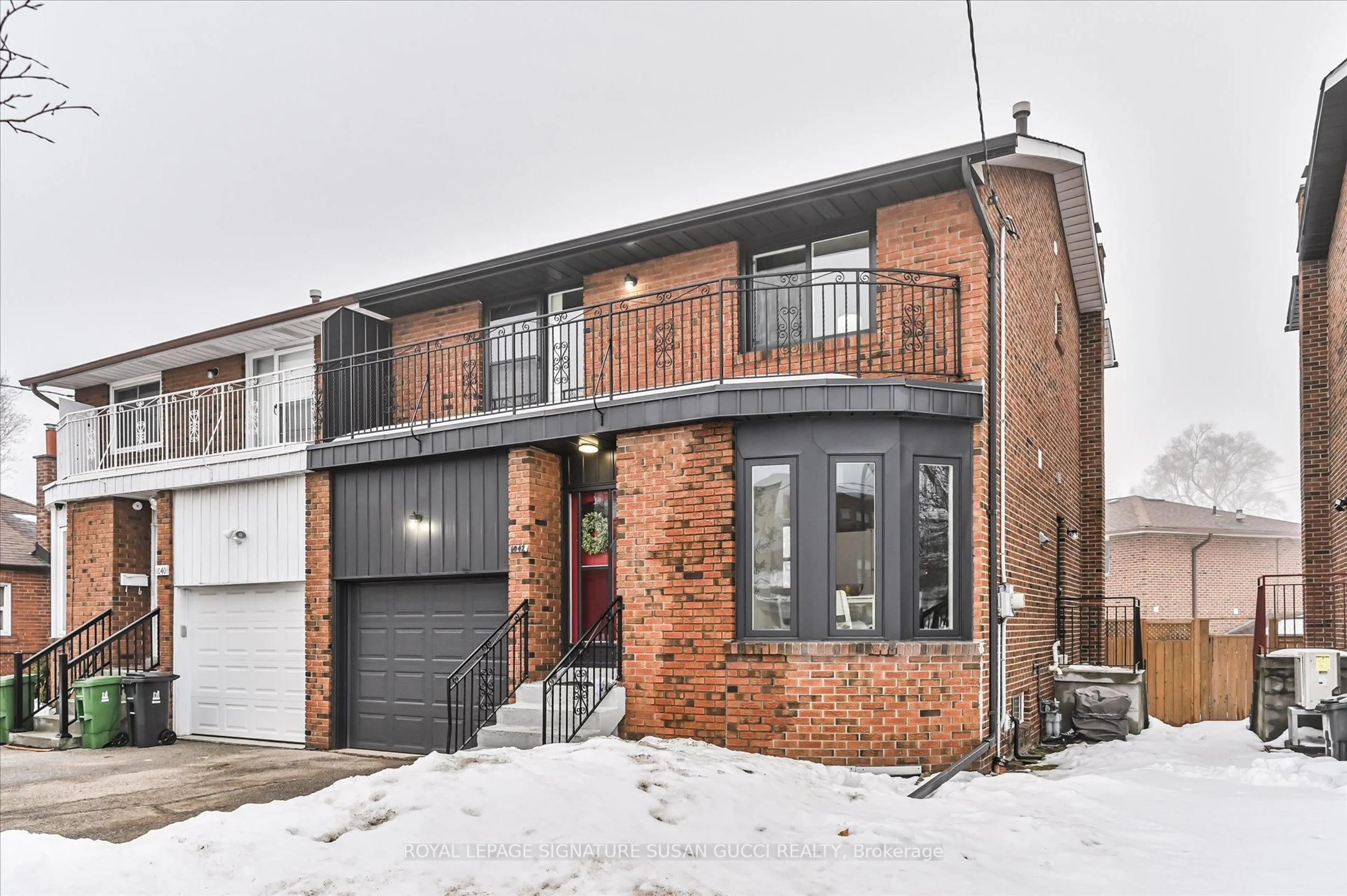 Home with brick exterior material, street for 1042 Victoria Park Ave, Toronto Ontario M4B 2K1