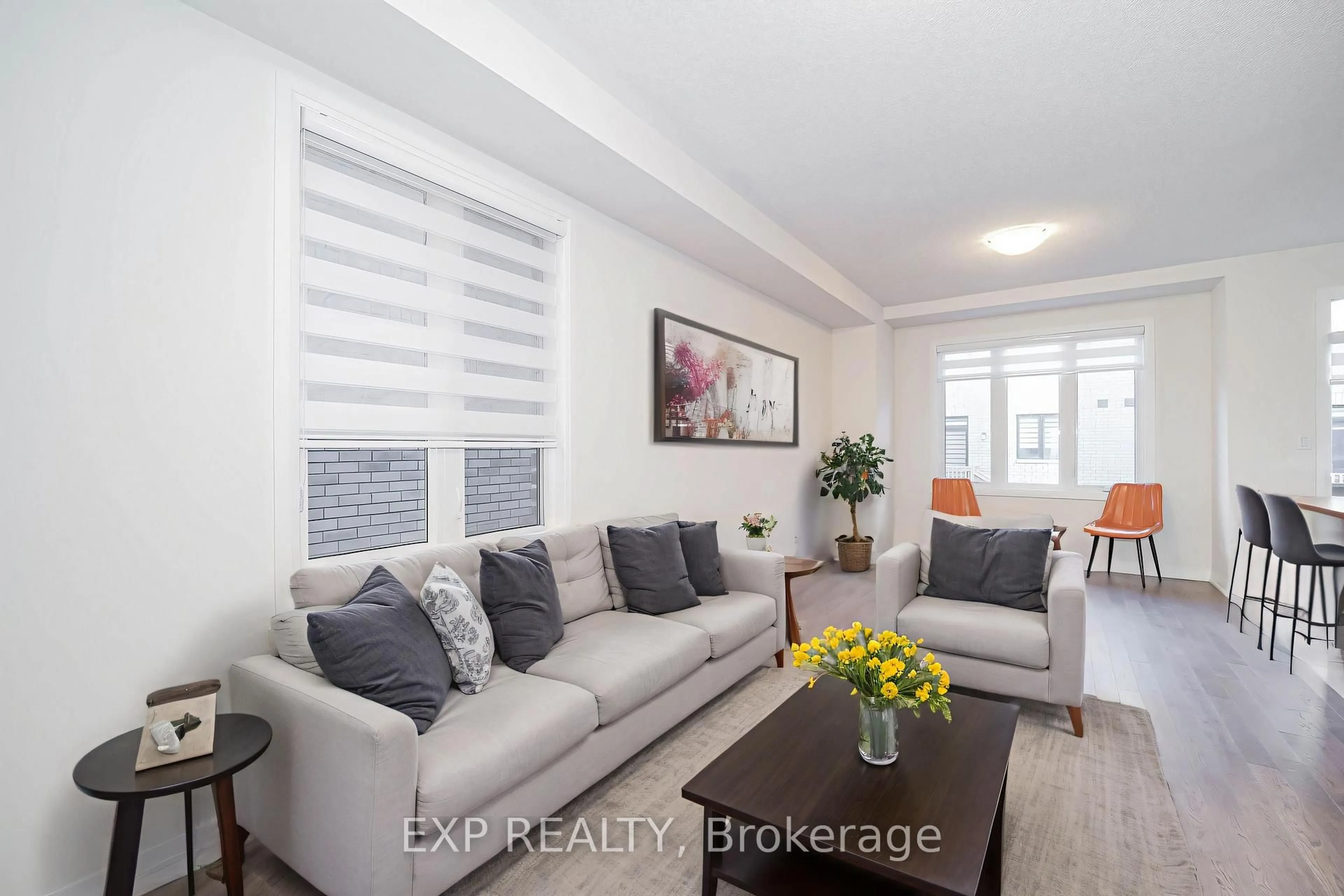 Living room with furniture, unknown for 1033 Pisces Tr, Pickering Ontario L1X 0P7