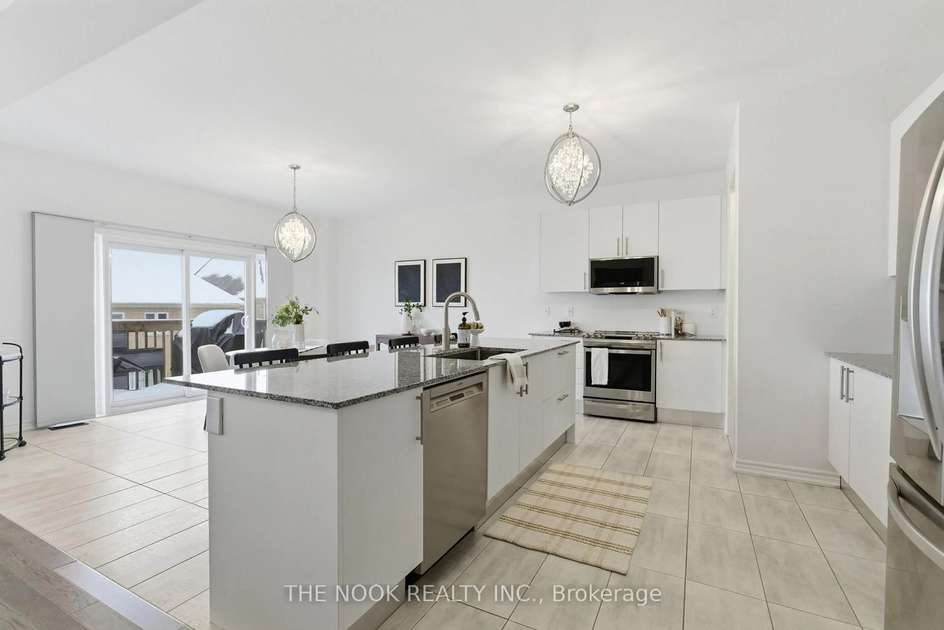 Open concept kitchen, unknown for 141 Lyle Dr, Clarington Ontario L1C 0V7