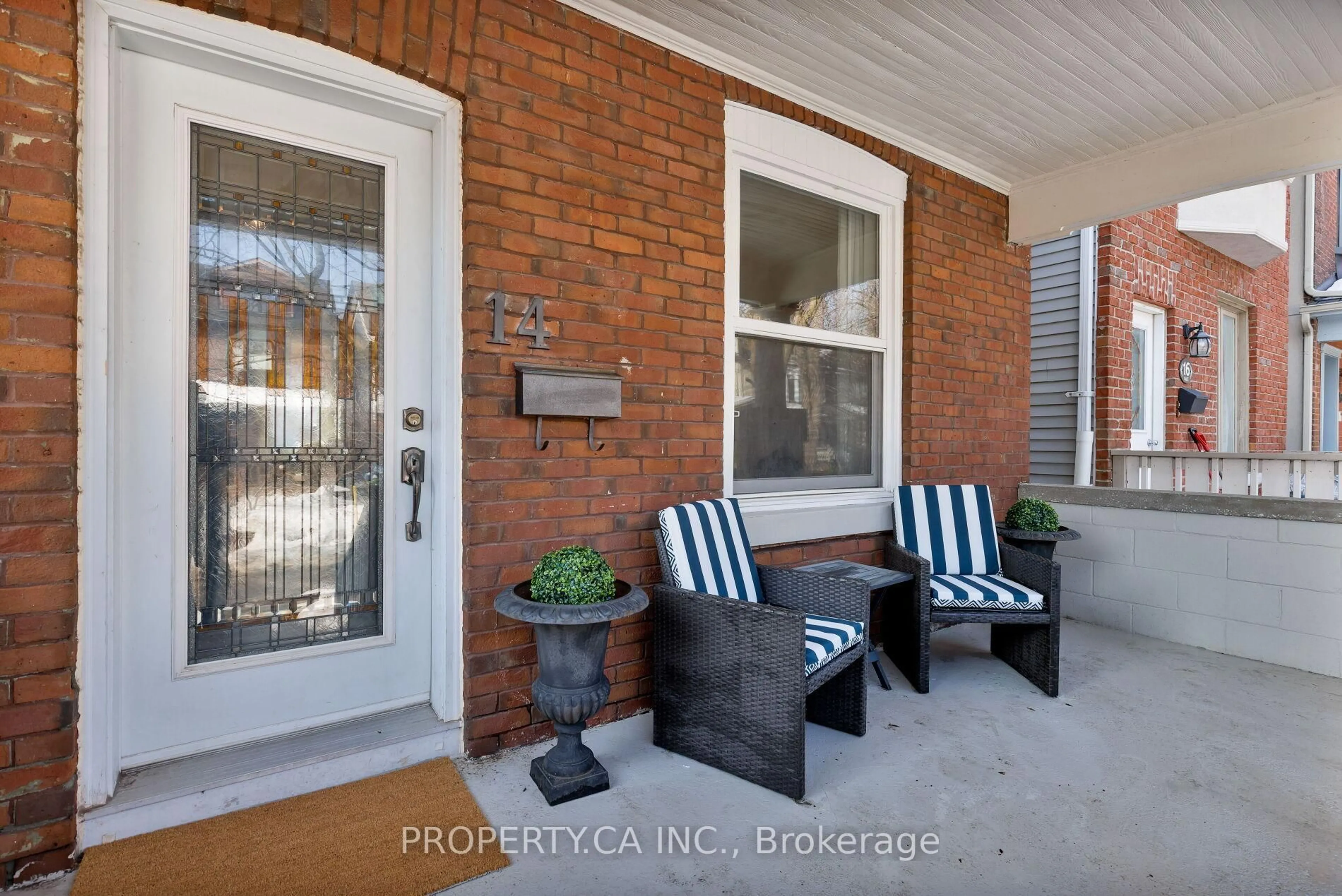 Indoor entryway for 14 Galt Ave, Toronto Ontario M4M 2Z1