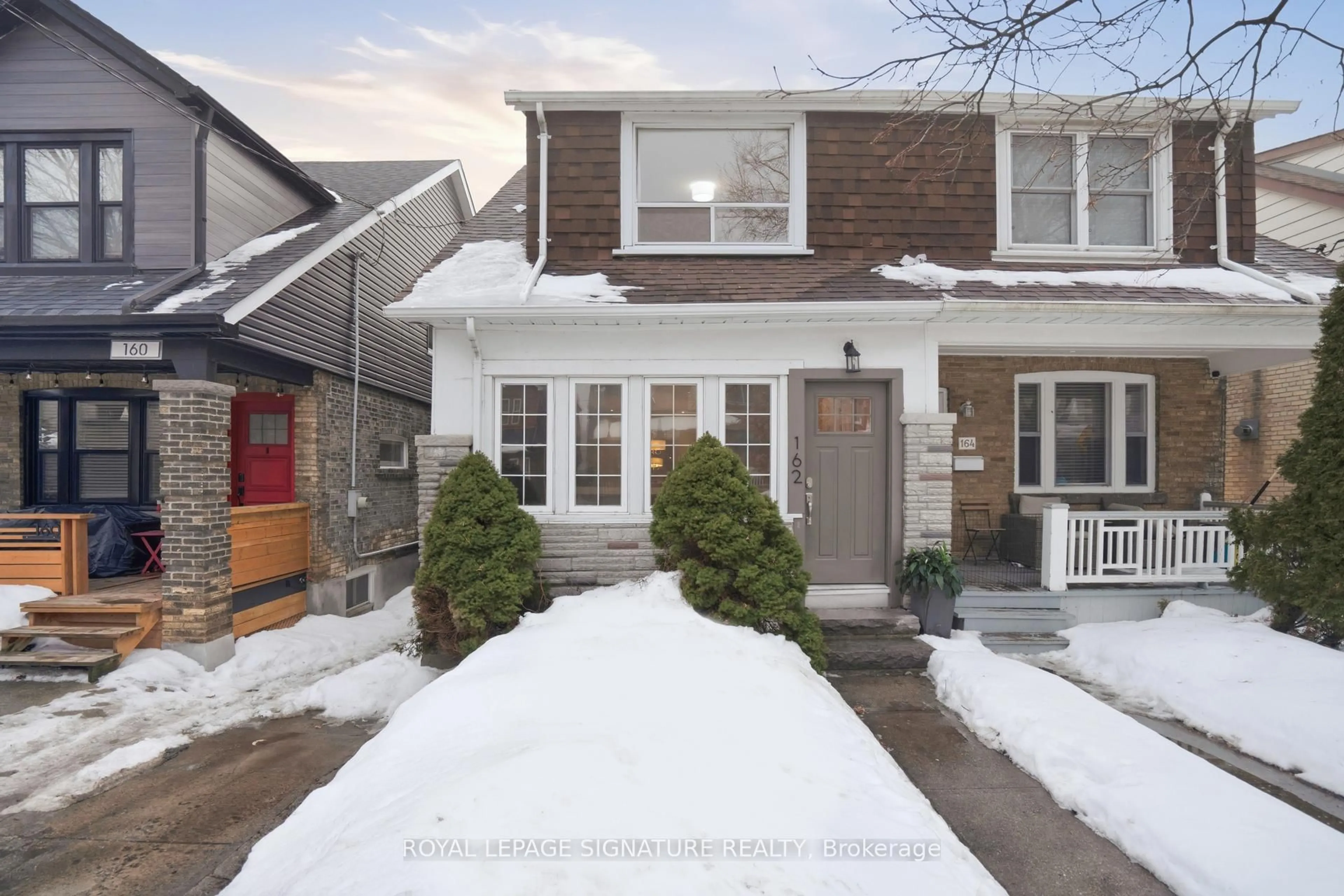 Home with brick exterior material, street for 162 Kingsmount Park Rd, Toronto Ontario M4L 3L8