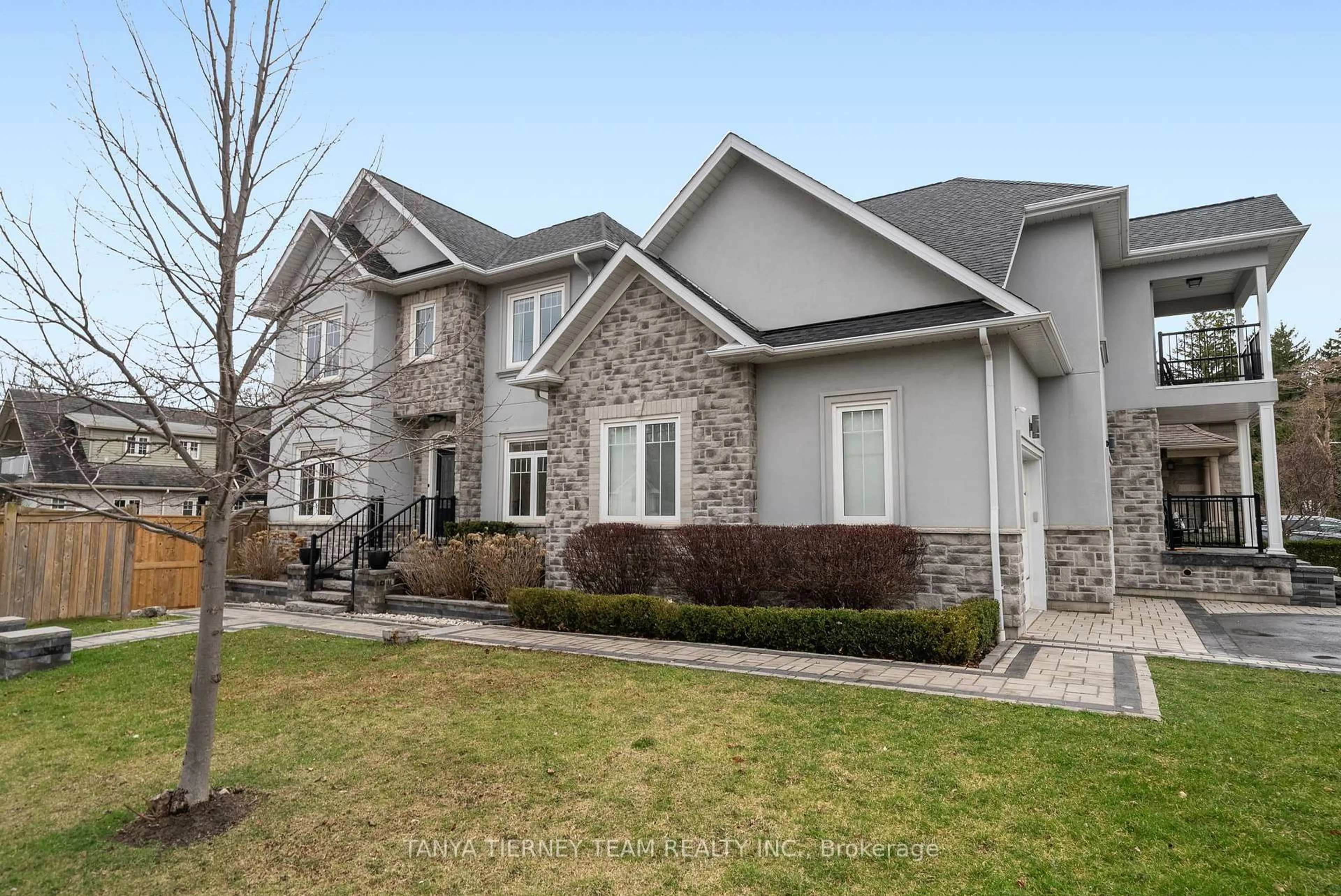 Home with brick exterior material, street for 1 Centre St, Whitby Ontario L1M 1C1