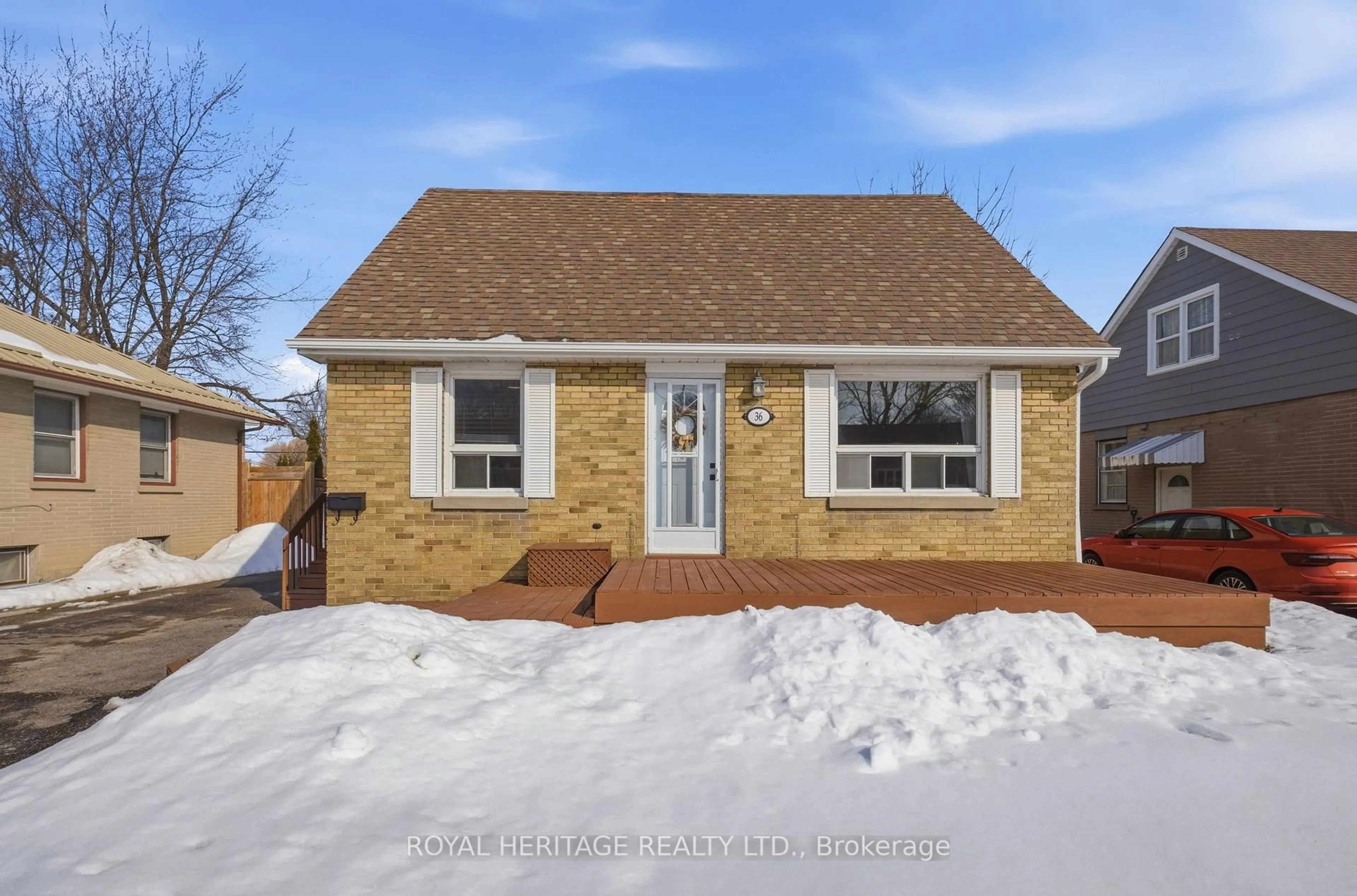 Home with brick exterior material, street for 36 Forest Rd, Ajax Ontario L1S 2N3