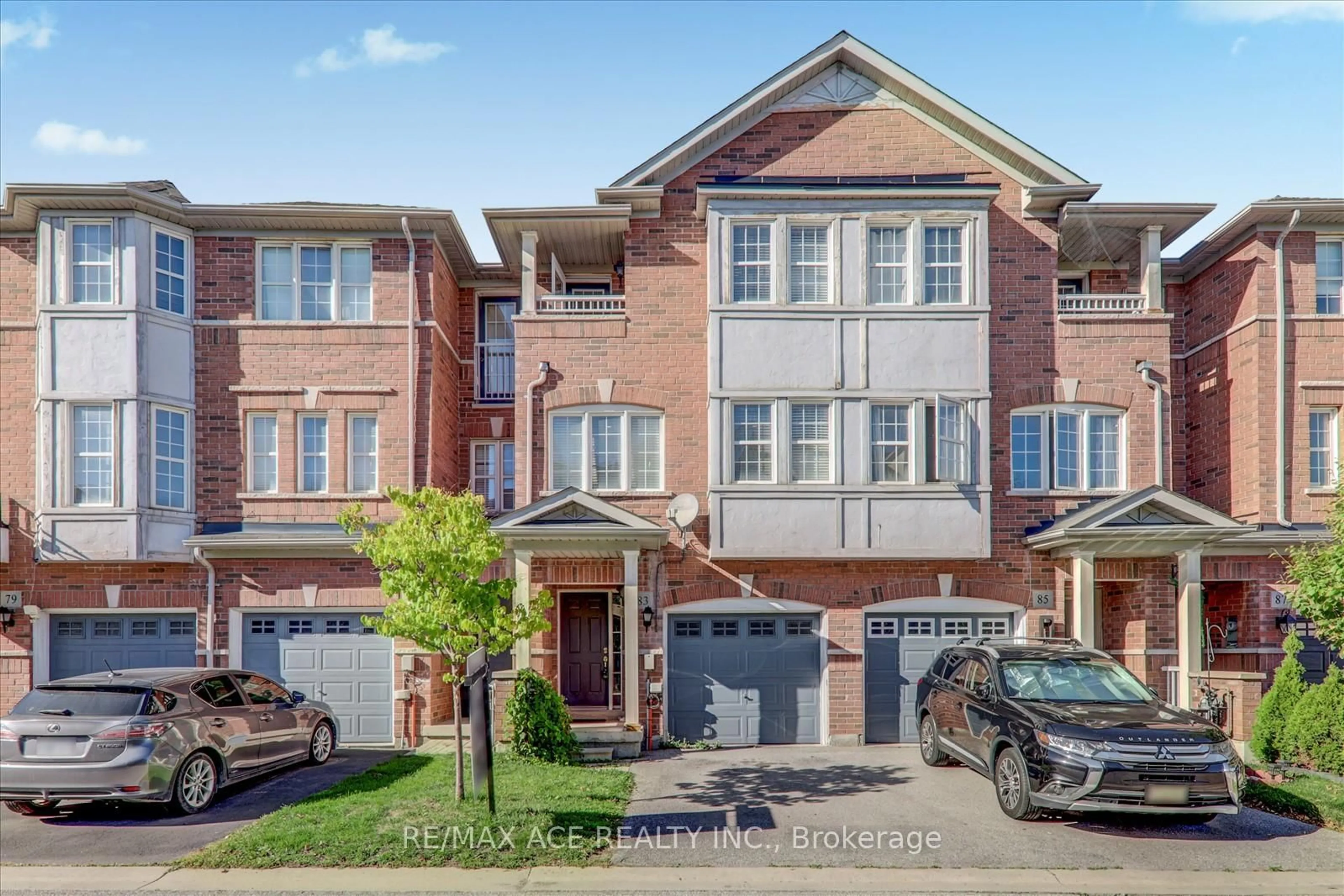 Home with brick exterior material, street for 83 Huxtable Lane, Toronto Ontario M1B 0A4
