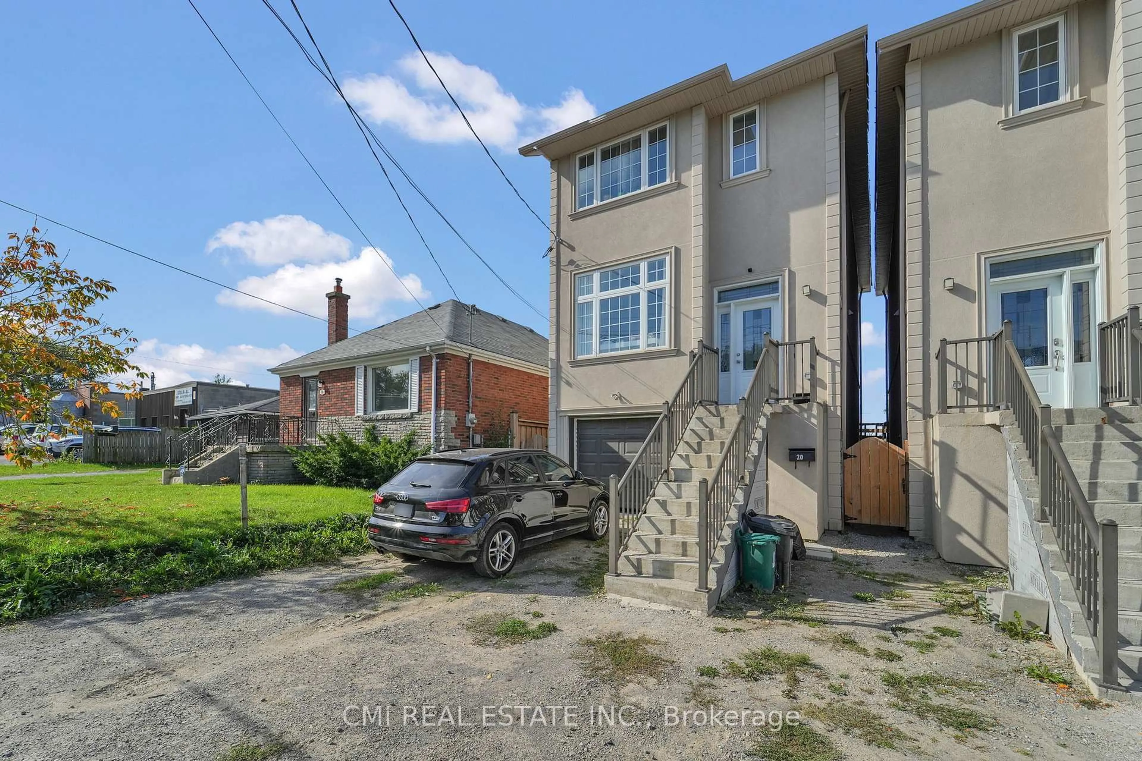 A pic from outside/outdoor area/front of a property/back of a property/a pic from drone, street for 20 Jeavons Ave, Toronto Ontario M1K 1S8
