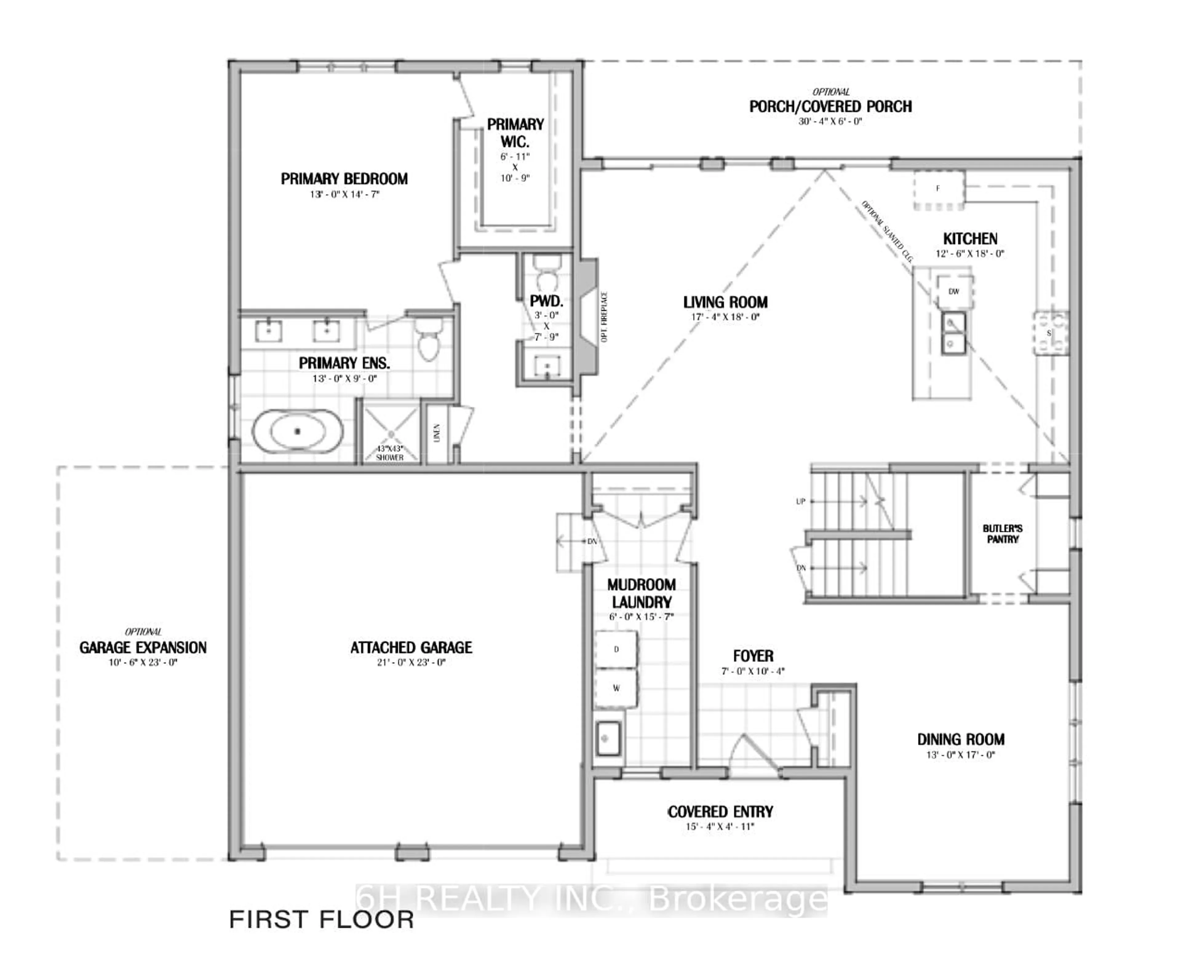 Floor plan for 691 Reach St #Lot 17, Scugog Ontario L9L 1B2