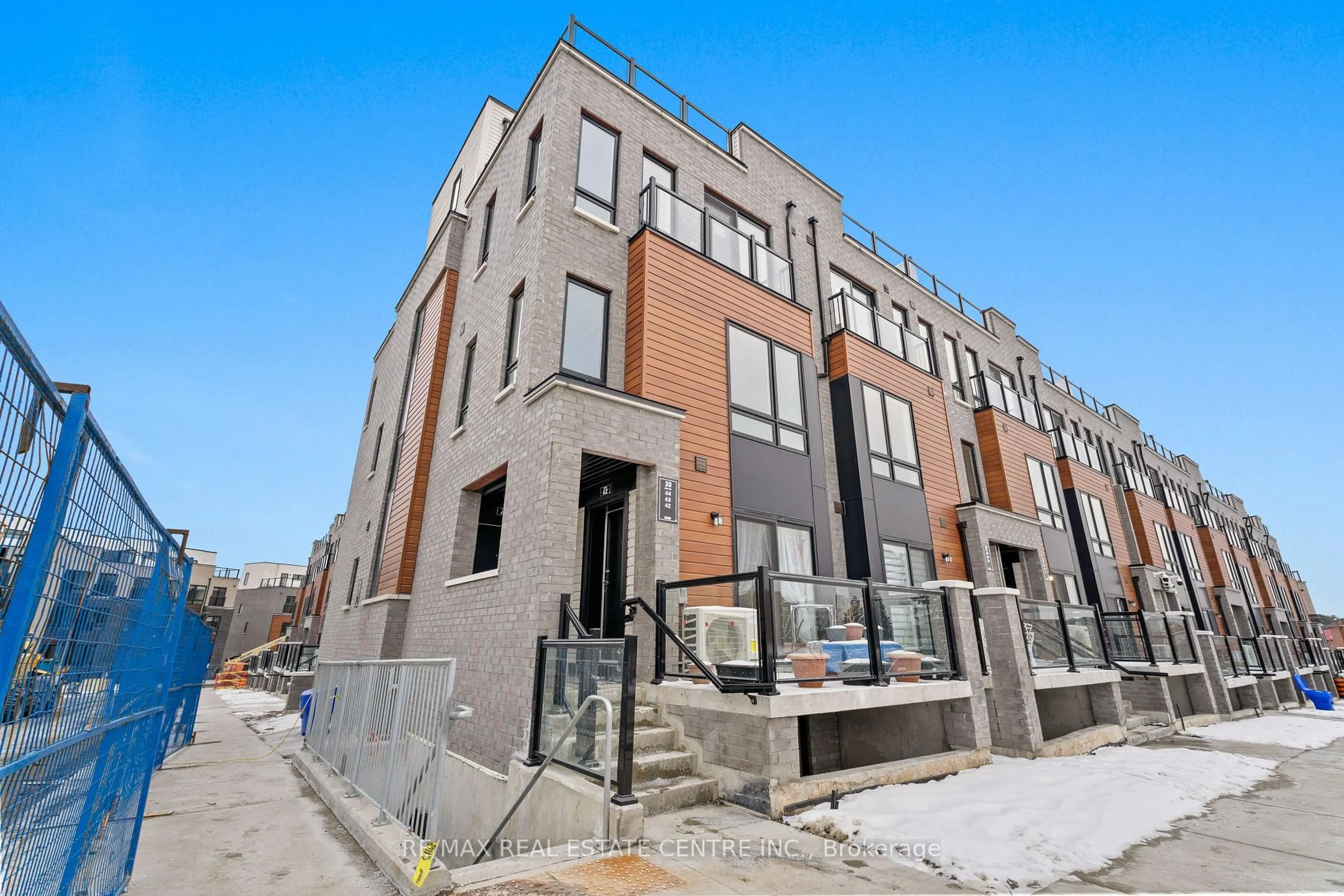 Home with brick exterior material, street for 30 Liben Way #43, Toronto Ontario M1B 0E8