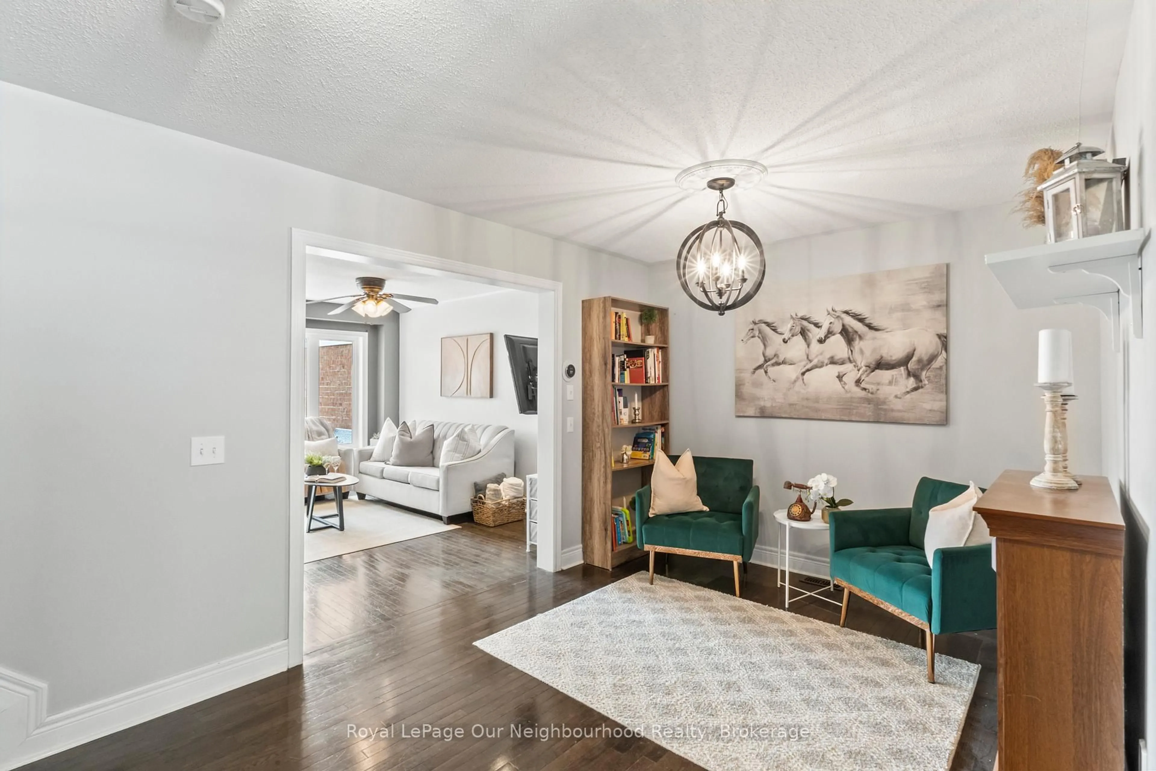 Living room with furniture, unknown for 53 Kersey Cres, Clarington Ontario L1E 0A5