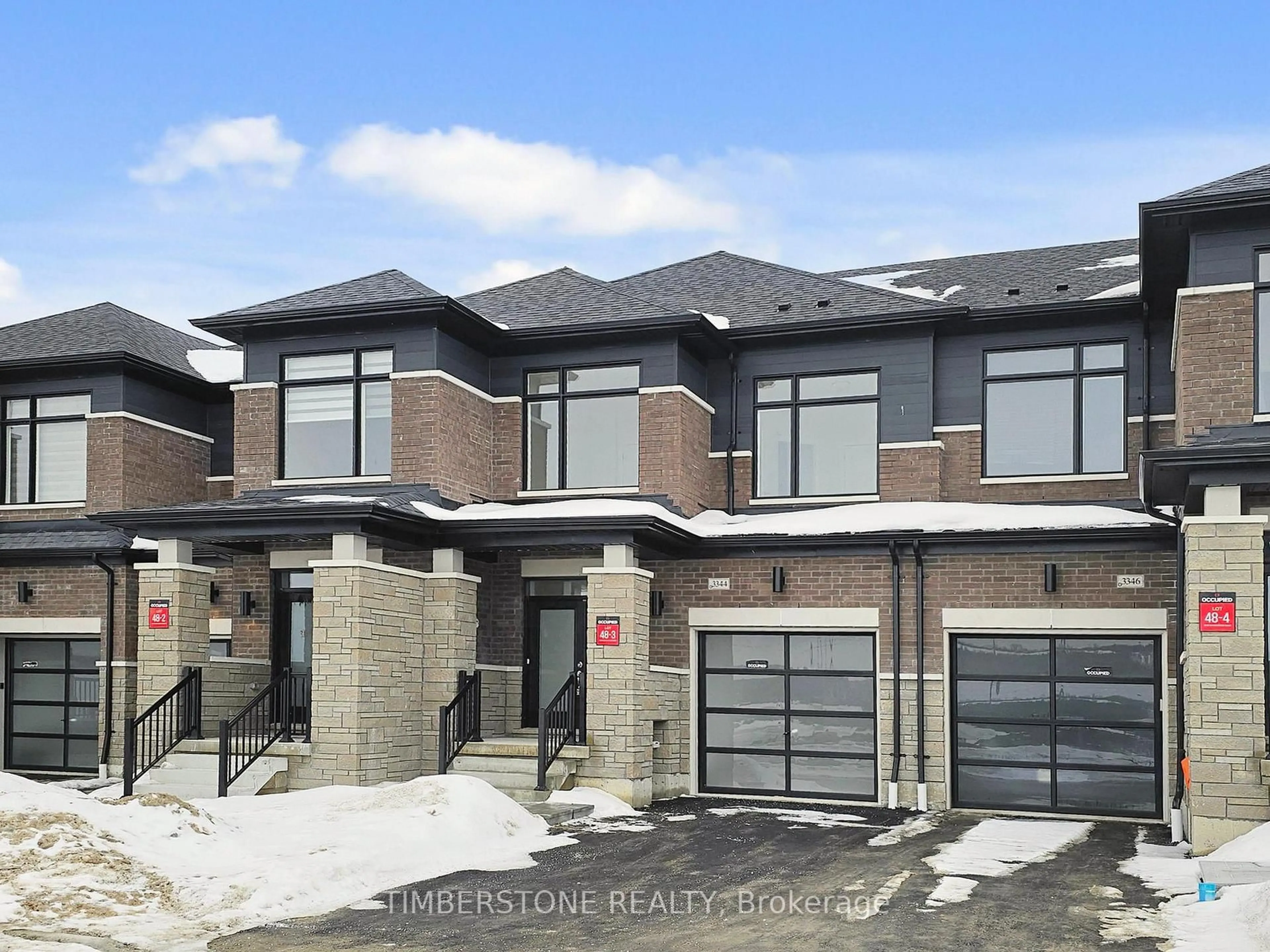 Home with brick exterior material, street for 3344 Sandalwood Rd, Pickering Ontario L1X 0J2