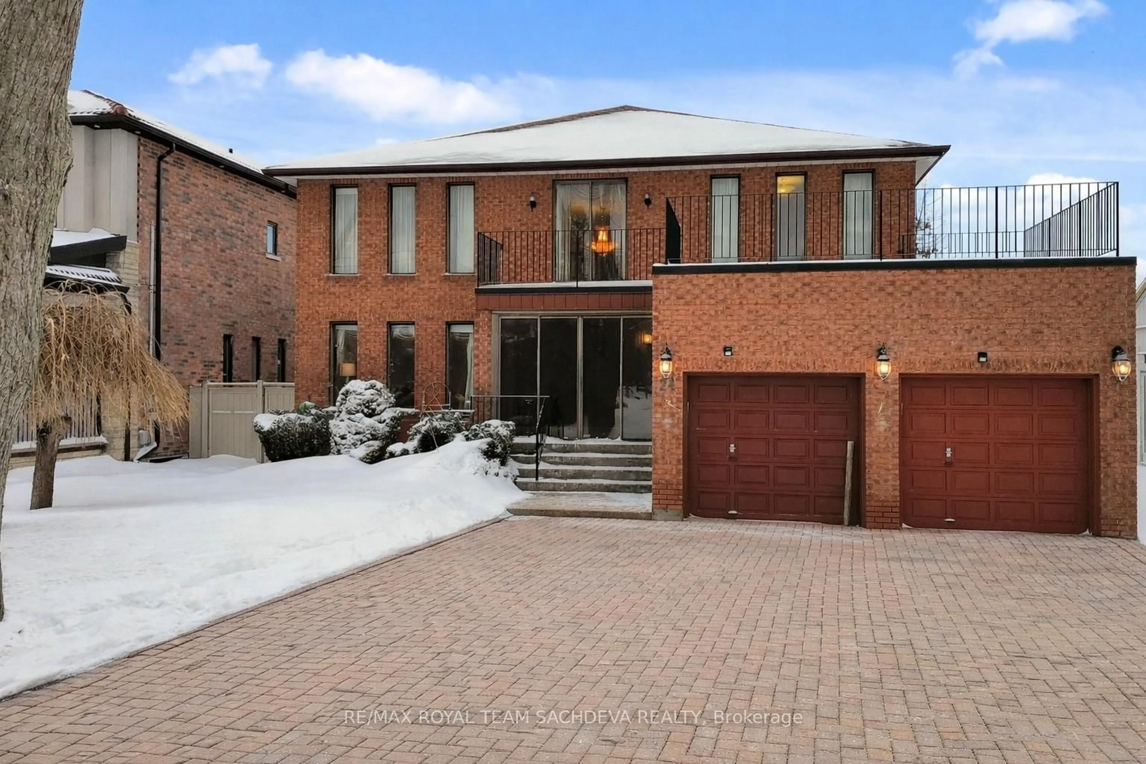 Home with brick exterior material, street for 24 Bellbrook Rd, Toronto Ontario M1S 1J9