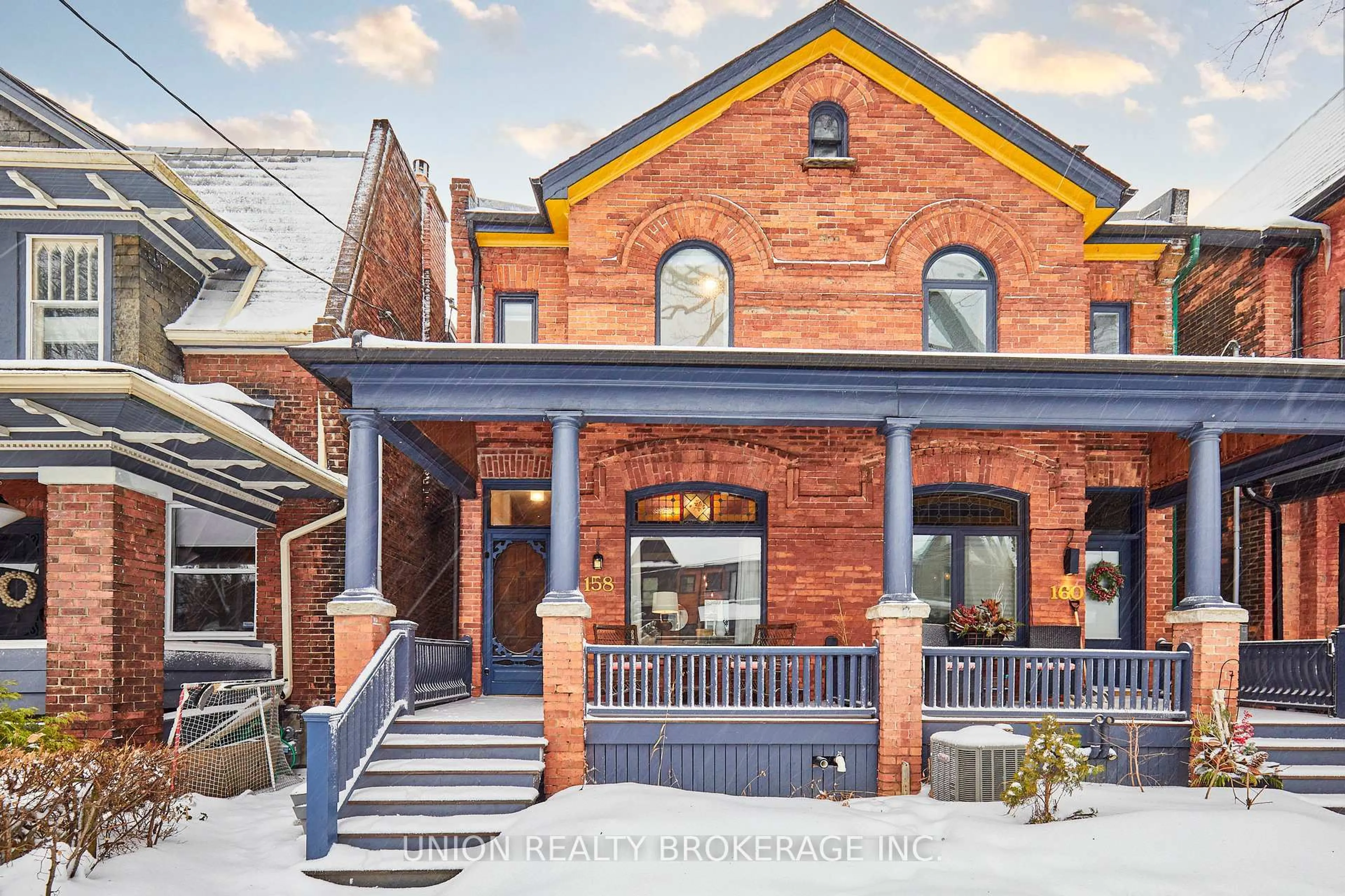 Home with brick exterior material, building for 158 Heward Ave, Toronto Ontario M4M 2T7