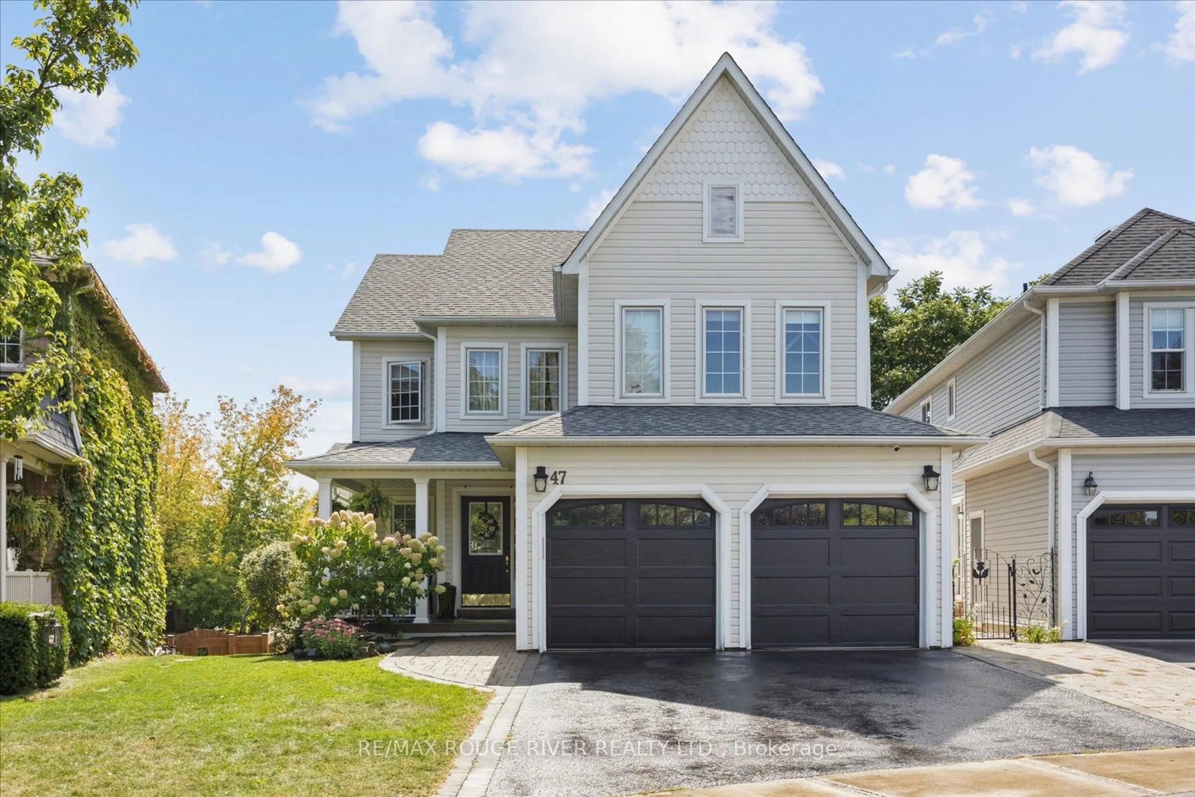 Home with brick exterior material, street for 47 Downey Dr, Whitby Ontario L1M 1J2