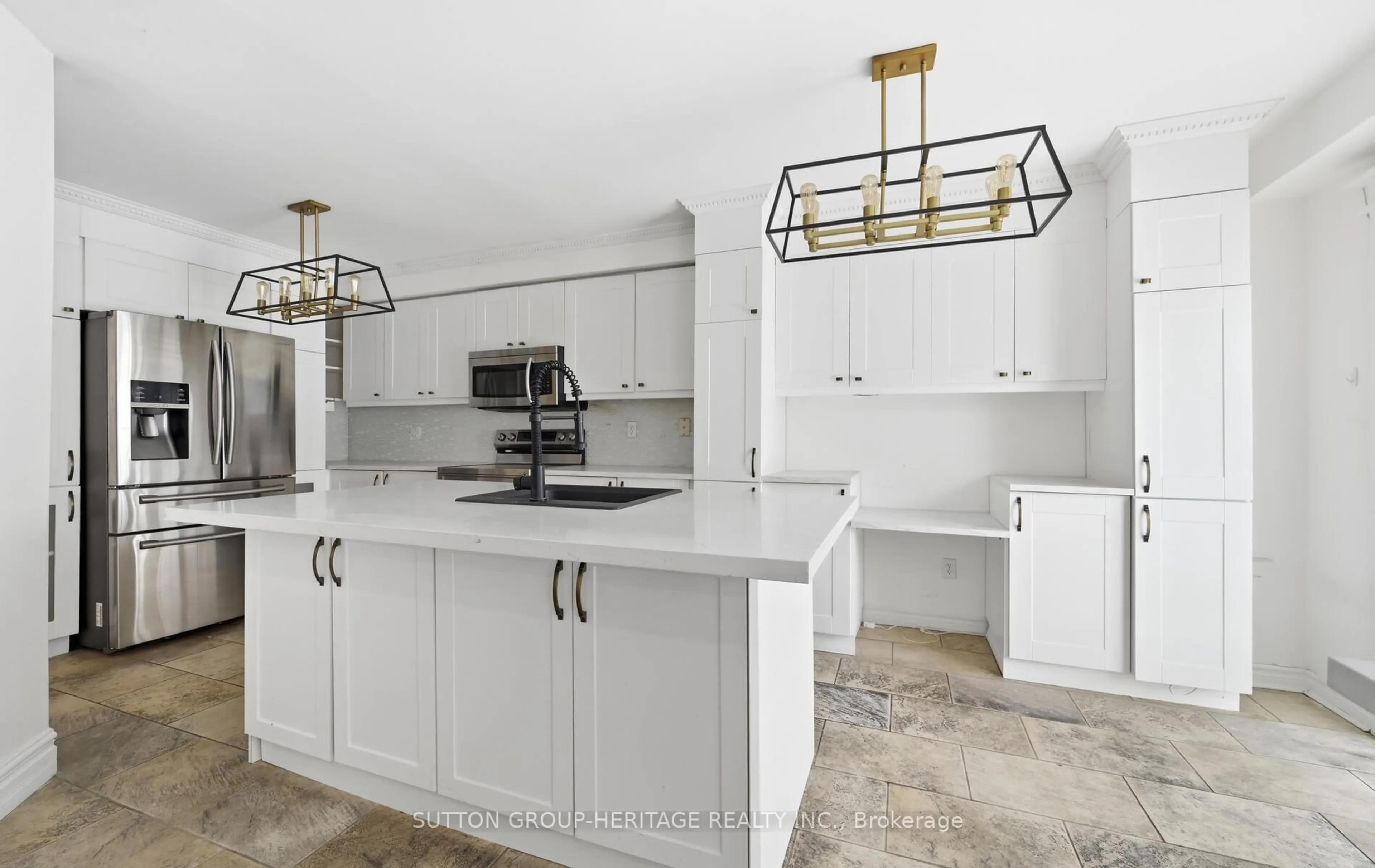 Open concept kitchen, ceramic/tile floor for 10 Greenhalf Dr, Ajax Ontario L1S 7N6