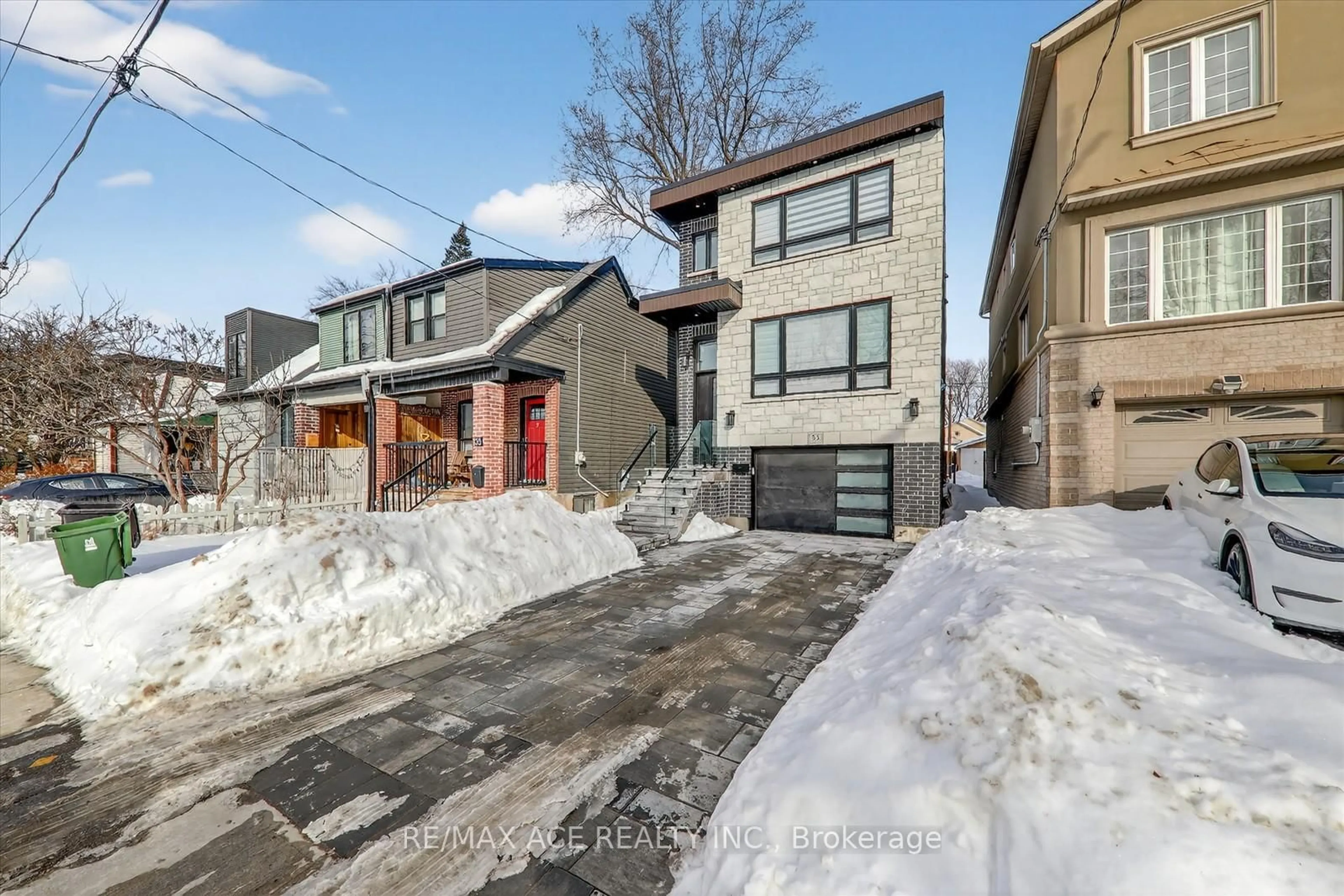 Home with brick exterior material, street for 33 August Ave, Toronto Ontario M1L 3M8