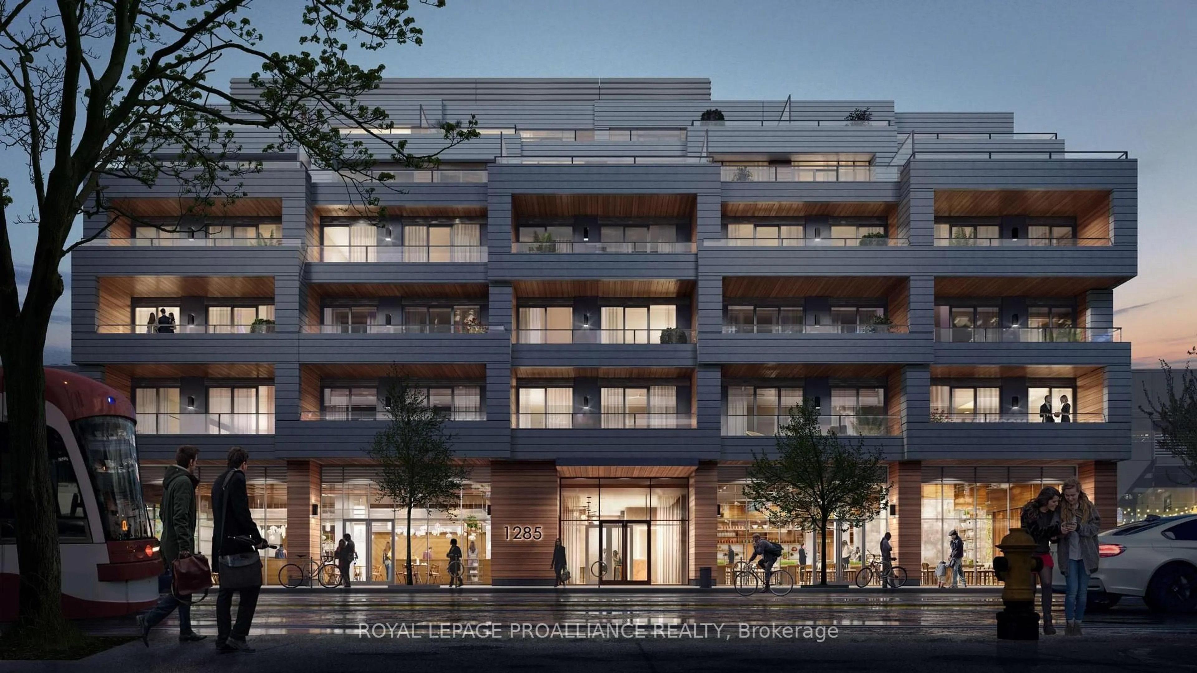 Indoor foyer for 1285 Queen St #206, Toronto Ontario M4L 1C2