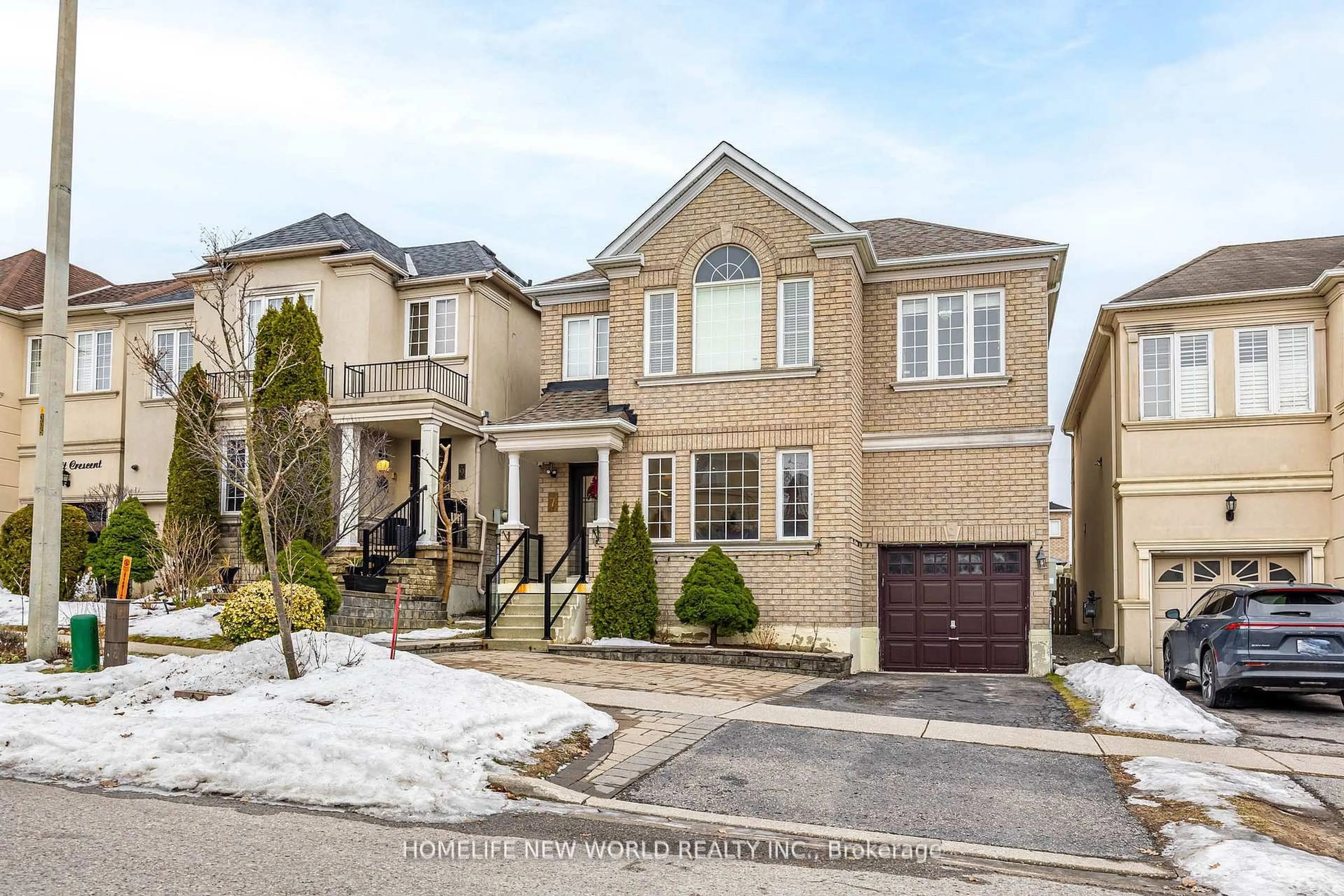 Home with brick exterior material, street for 7 Batt Cres, Ajax Ontario L1T 4M2