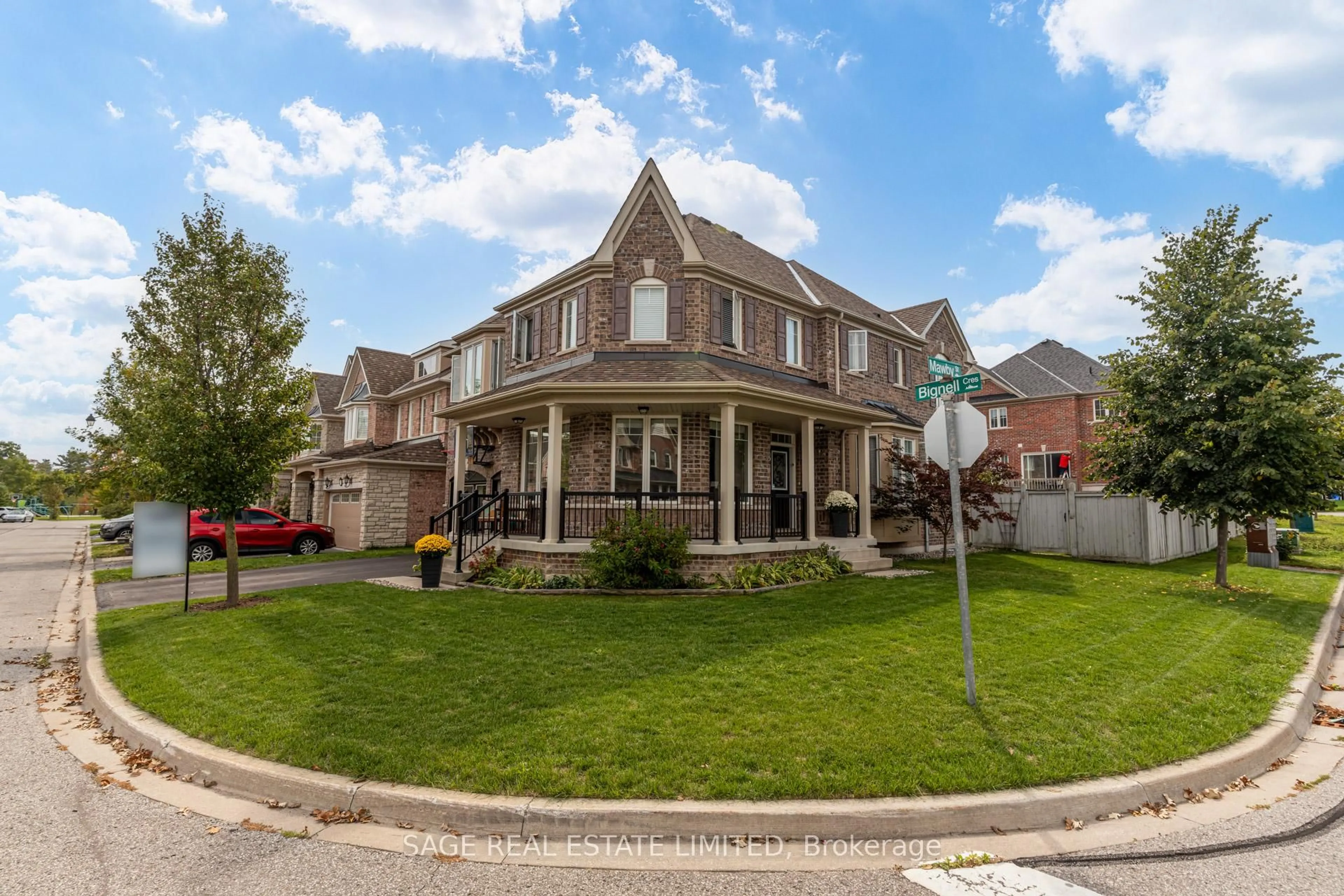 Home with brick exterior material, street for 43 Bignell Cres, Ajax Ontario L1Z 0P7