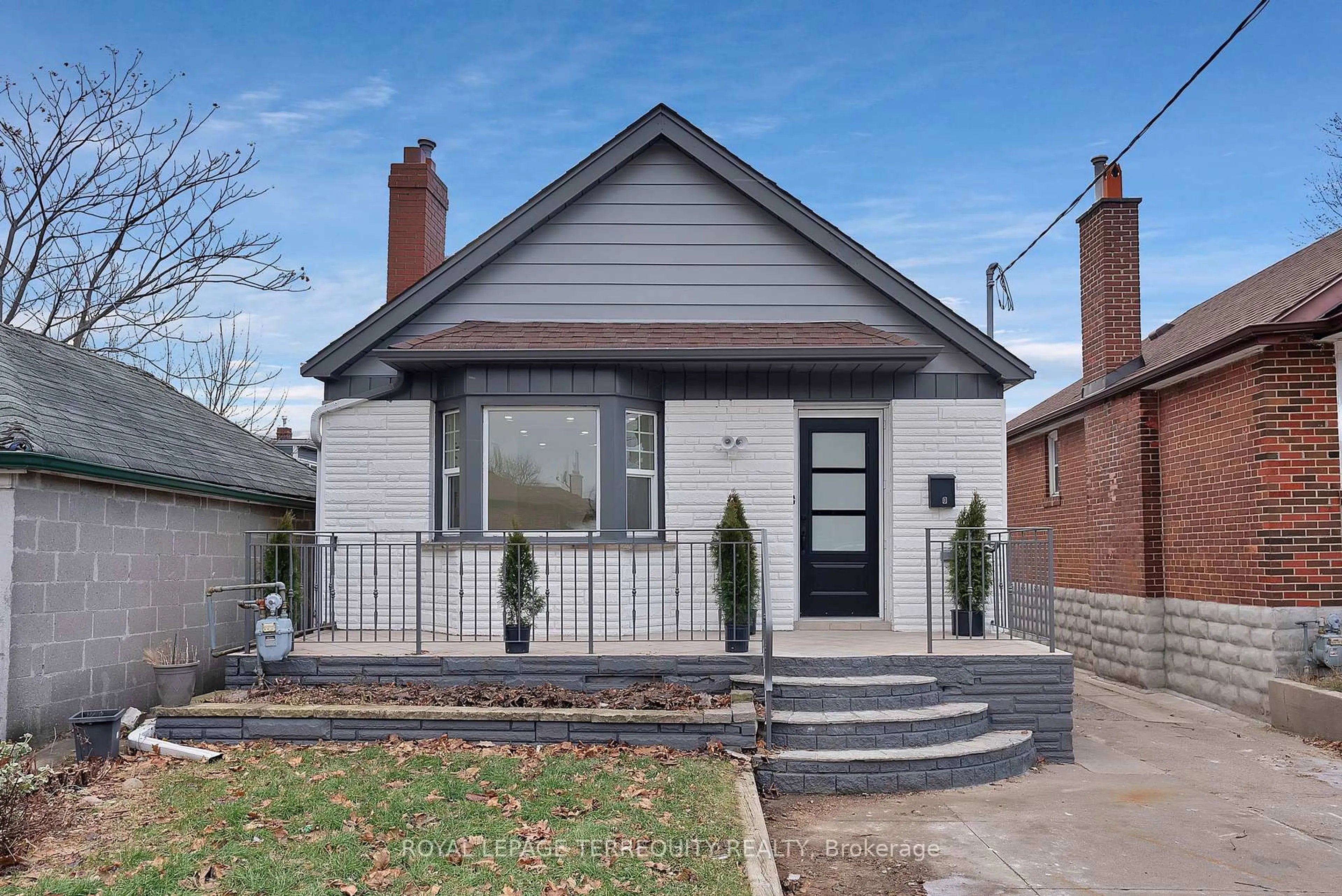 Home with brick exterior material, street for 40 Leroy Ave, Toronto Ontario M4J 4G8