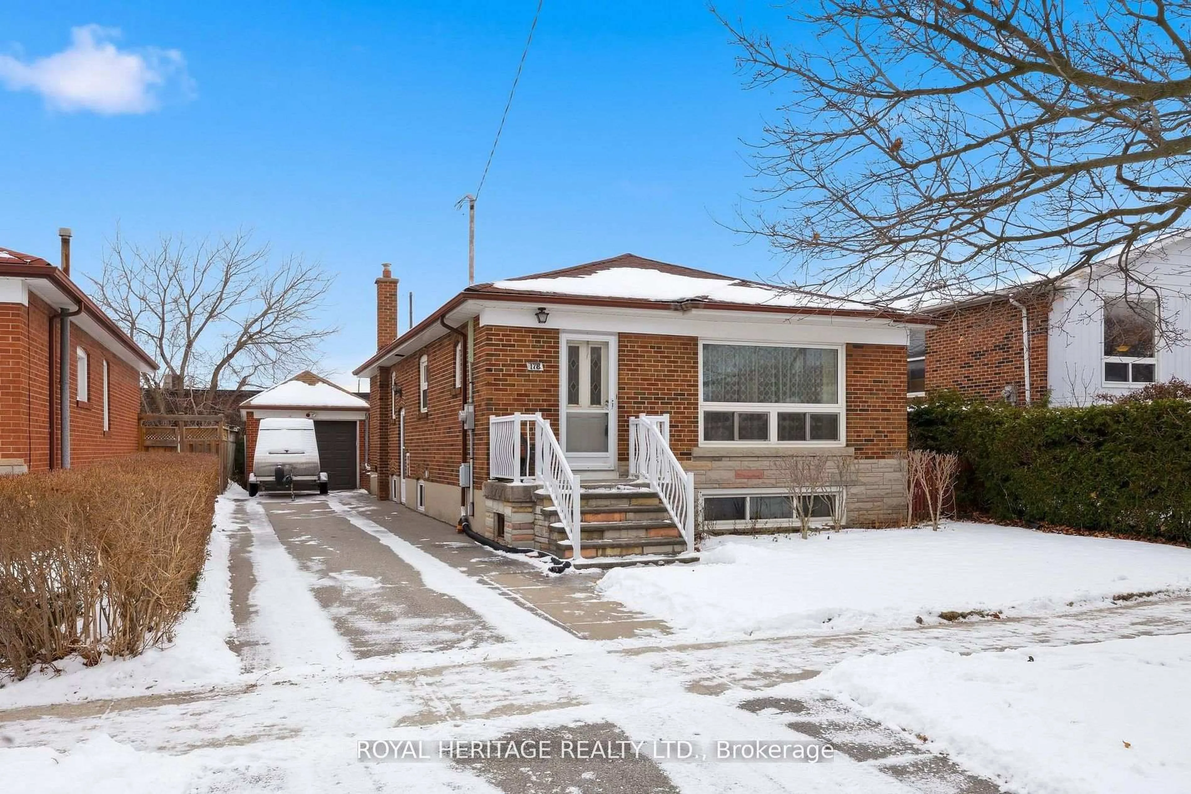 Home with brick exterior material, street for 178 Ellendale Dr, Toronto Ontario M1P 1P4