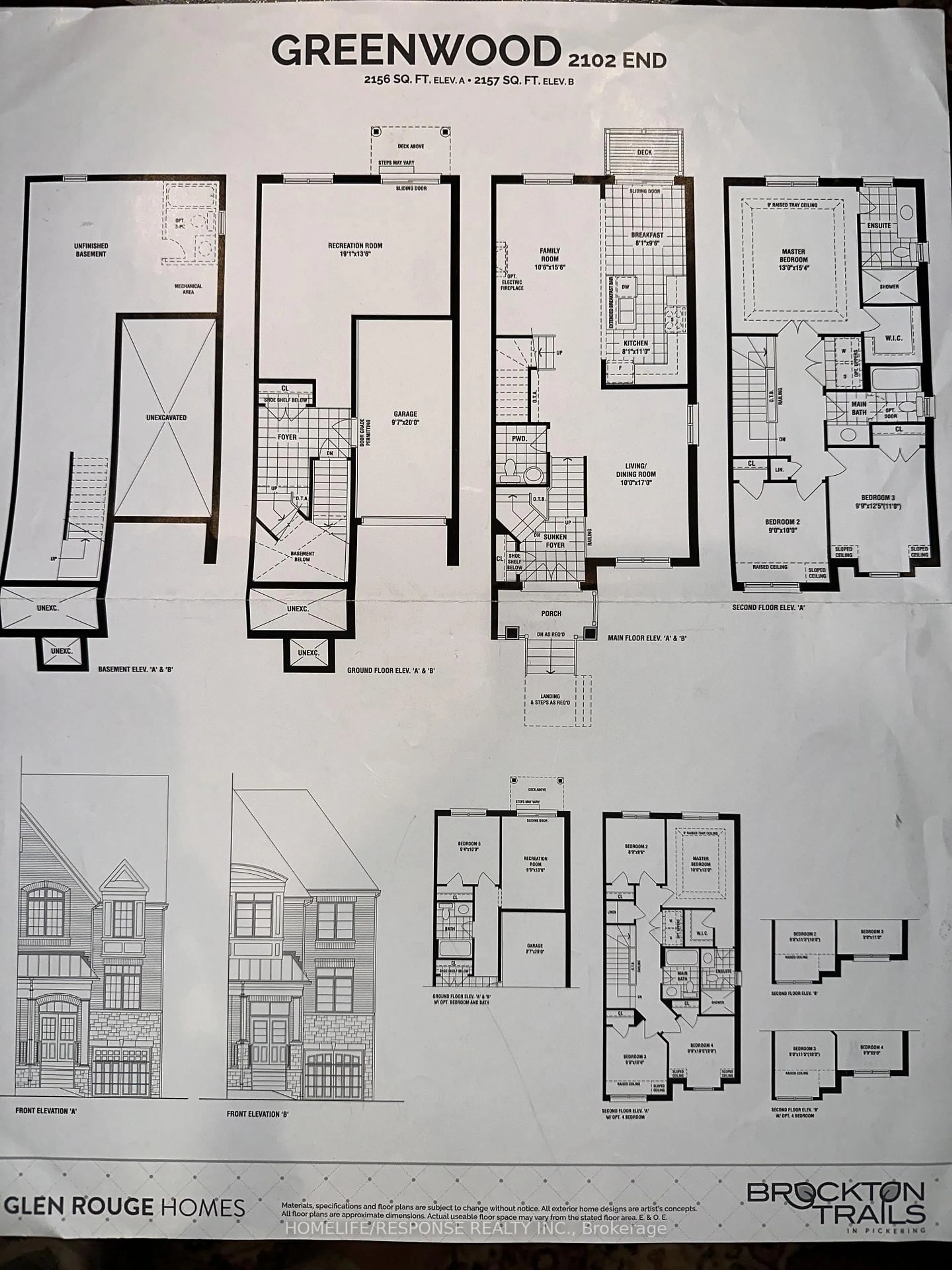 Floor plan for 1761 Magenta Rd, Pickering Ontario L1X 0E1