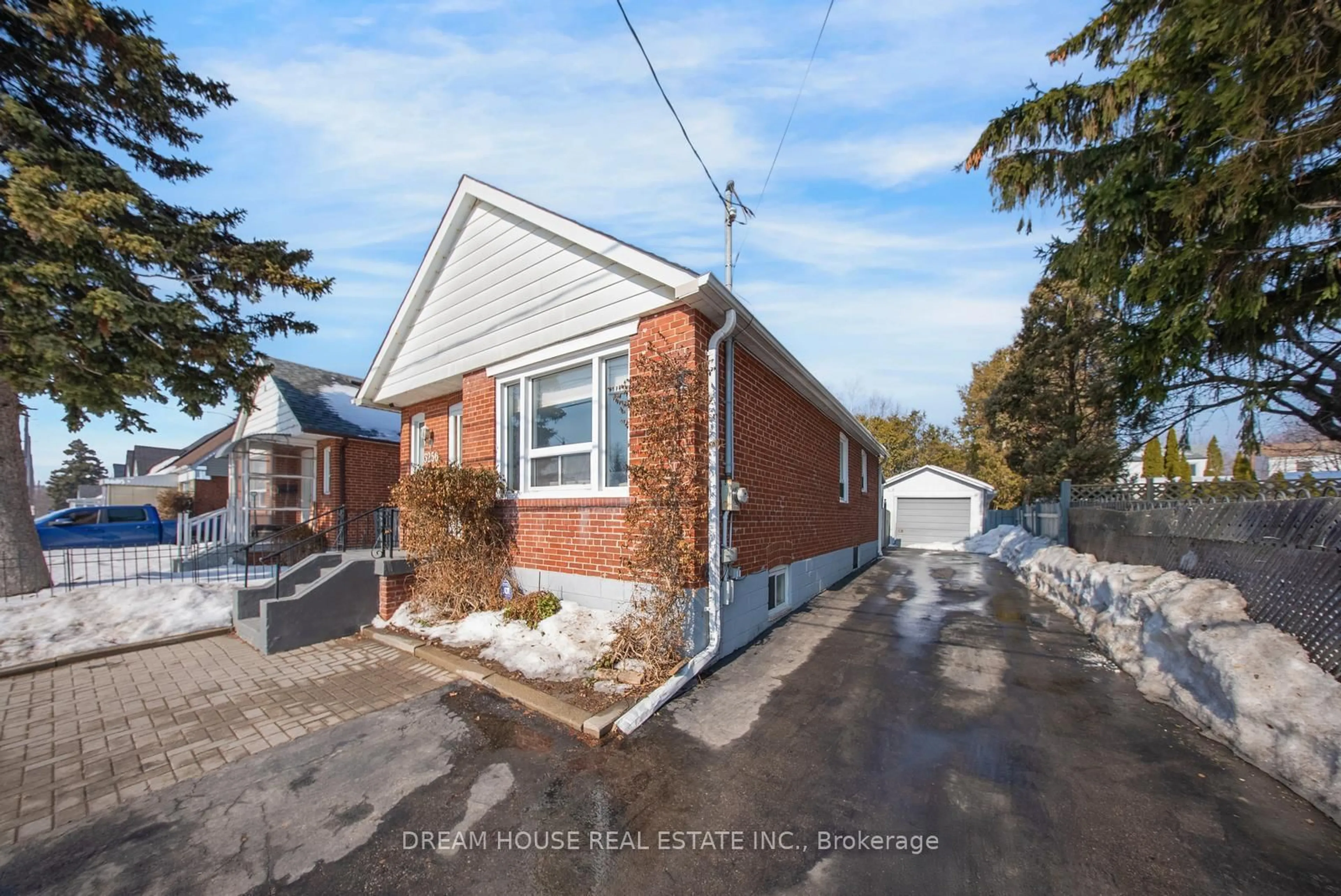 Home with brick exterior material, street for 3256 St Clair Ave, Toronto Ontario M1L 1V8