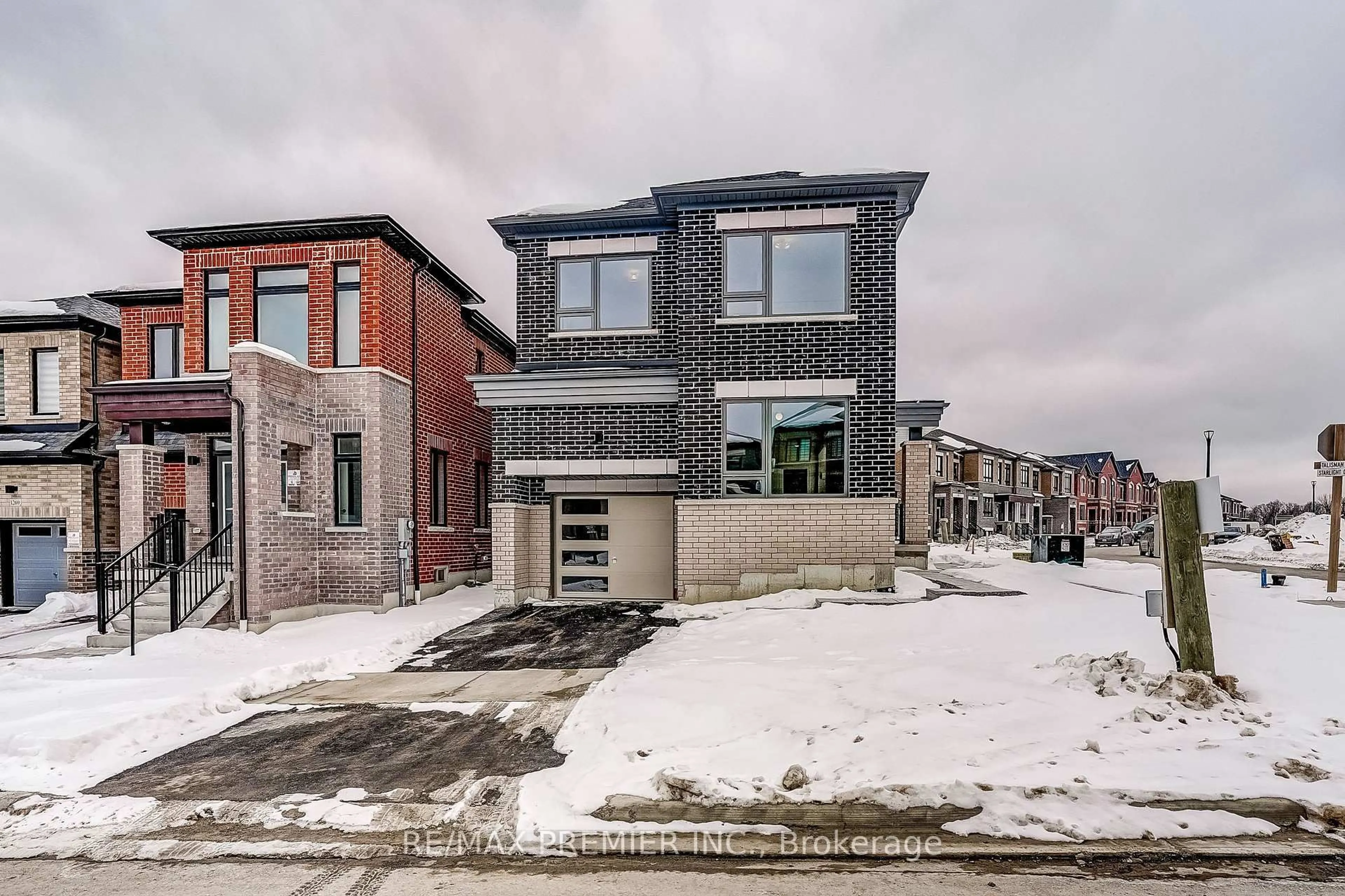 Home with brick exterior material, street for 1265 Talisman Manr, Pickering Ontario L1V 2P8