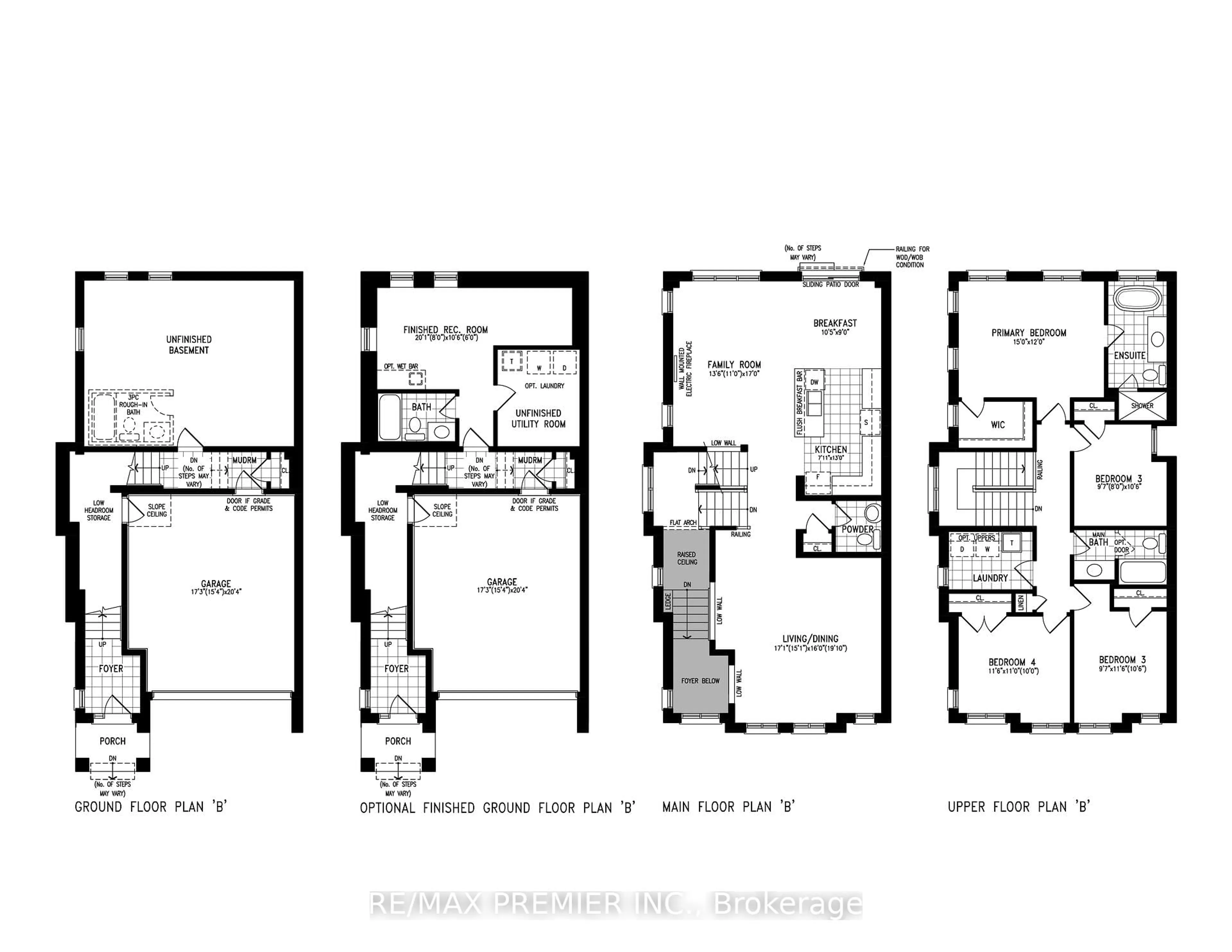 Floor plan for 2938 Starlight Dr, Pickering Ontario L1V 2P8