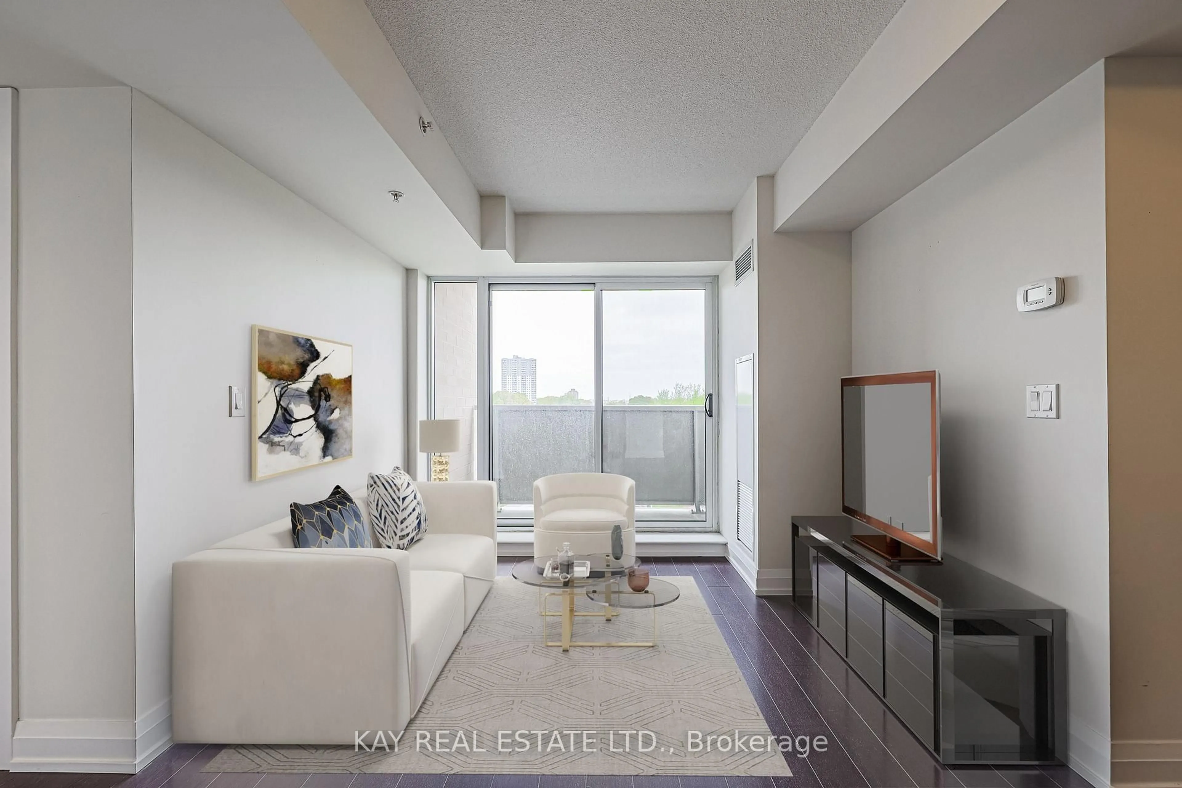 Living room with furniture, unknown for 3520 Danforth Ave #612, Toronto Ontario M1L 1E5