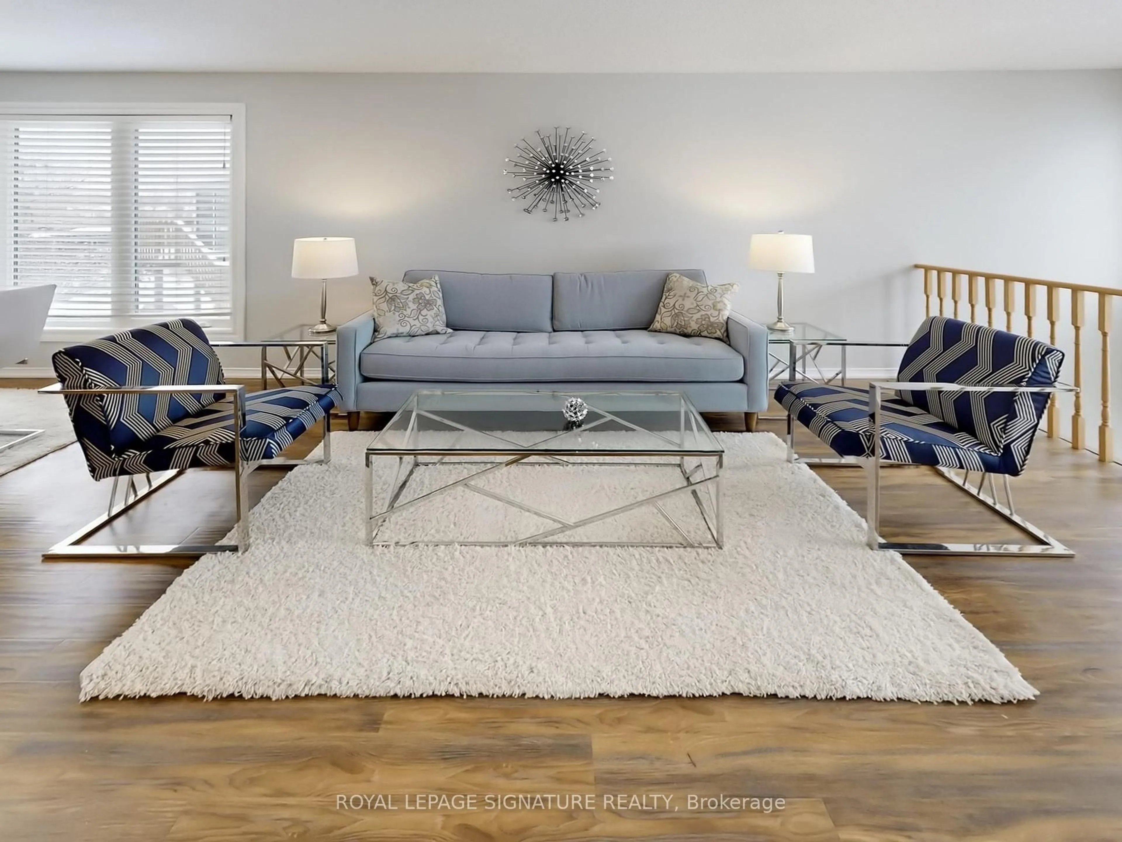 Living room with furniture, carpet floor for 1256 Dartmoor St, Oshawa Ontario L1K 2K2