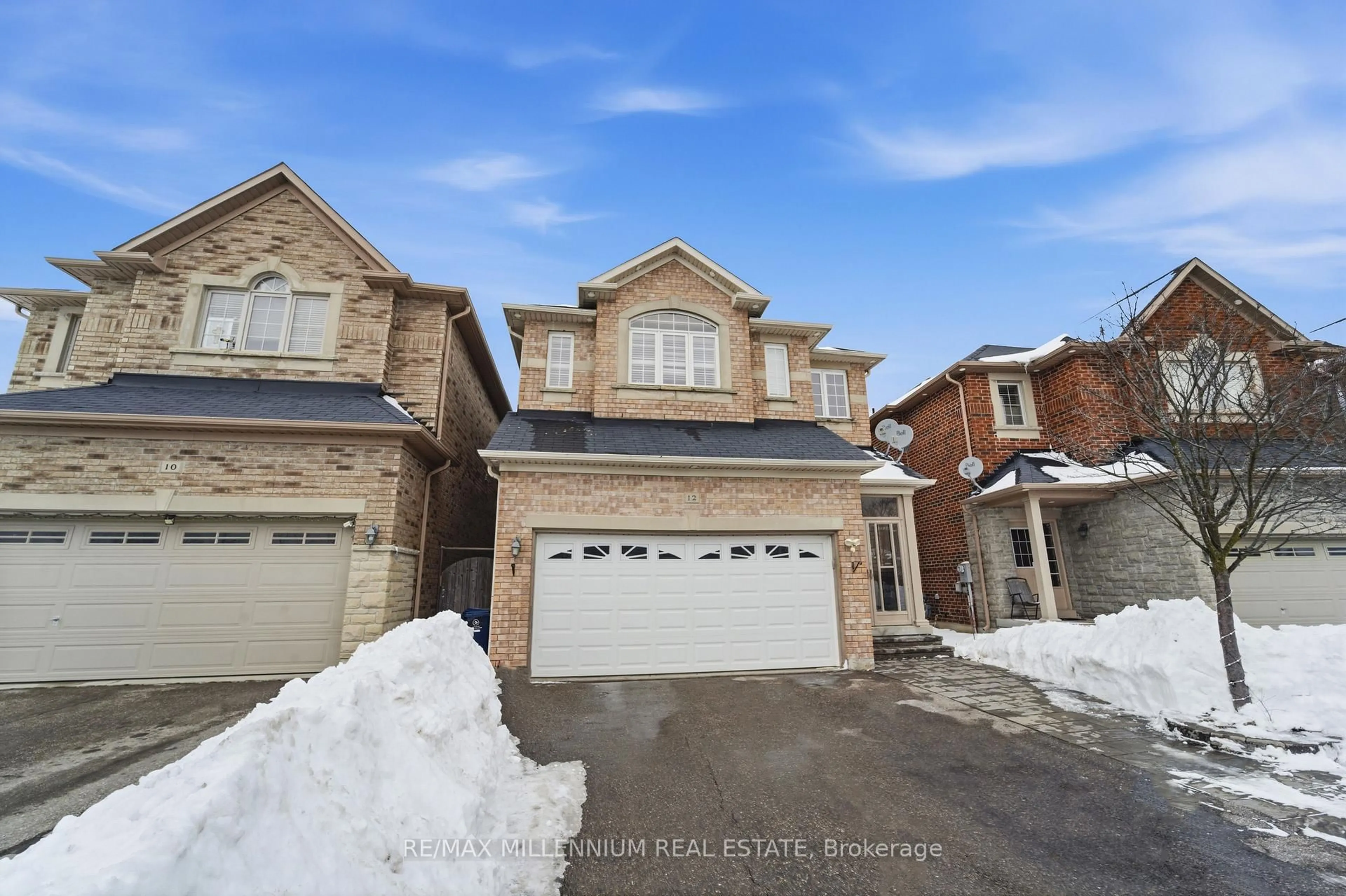 Home with brick exterior material, street for 12 Gaudi Rd, Toronto Ontario M1B 0B4