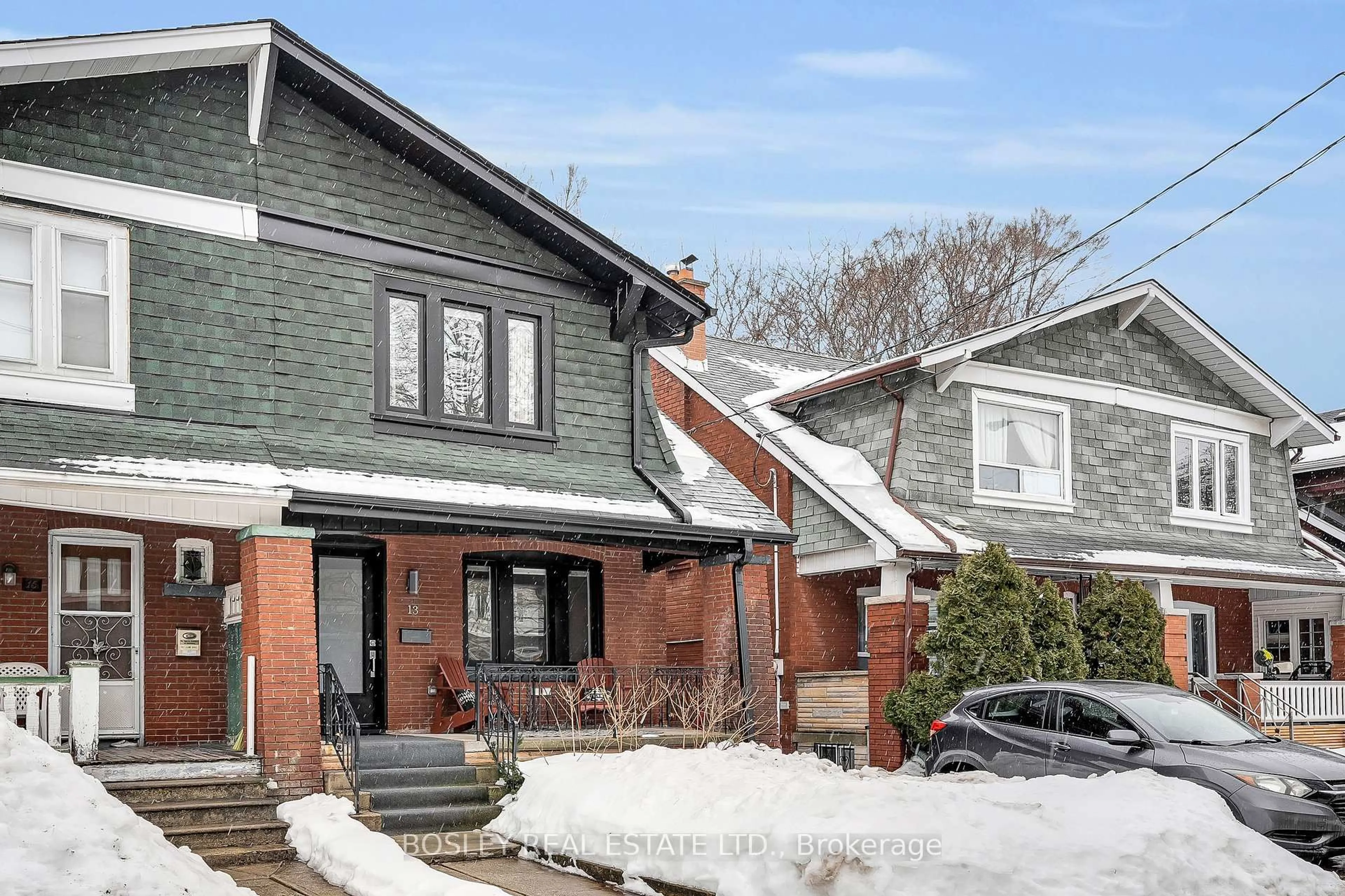 Home with brick exterior material, street for 13 Springdale Blvd, Toronto Ontario M4J 1W4