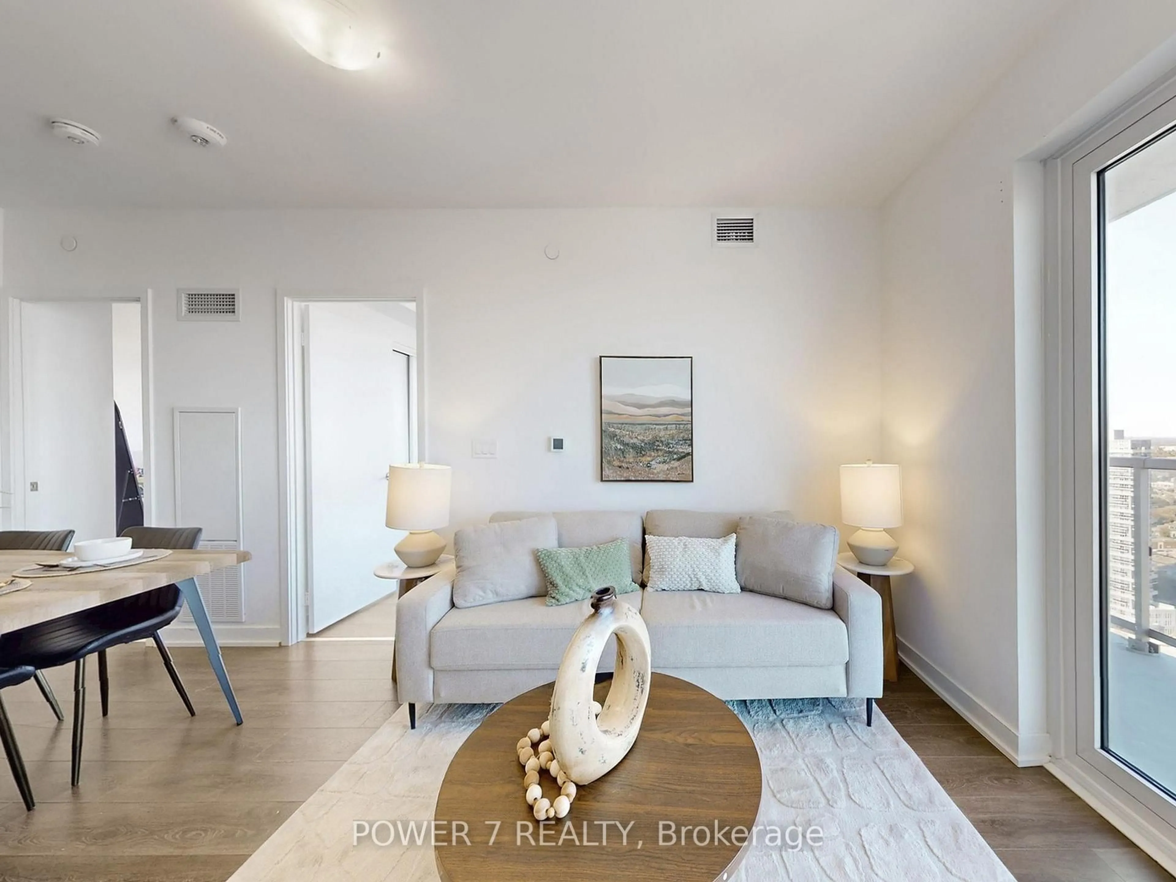 Living room with furniture, unknown for 2033 Kennedy Rd #3605, Toronto Ontario M1T 0B9