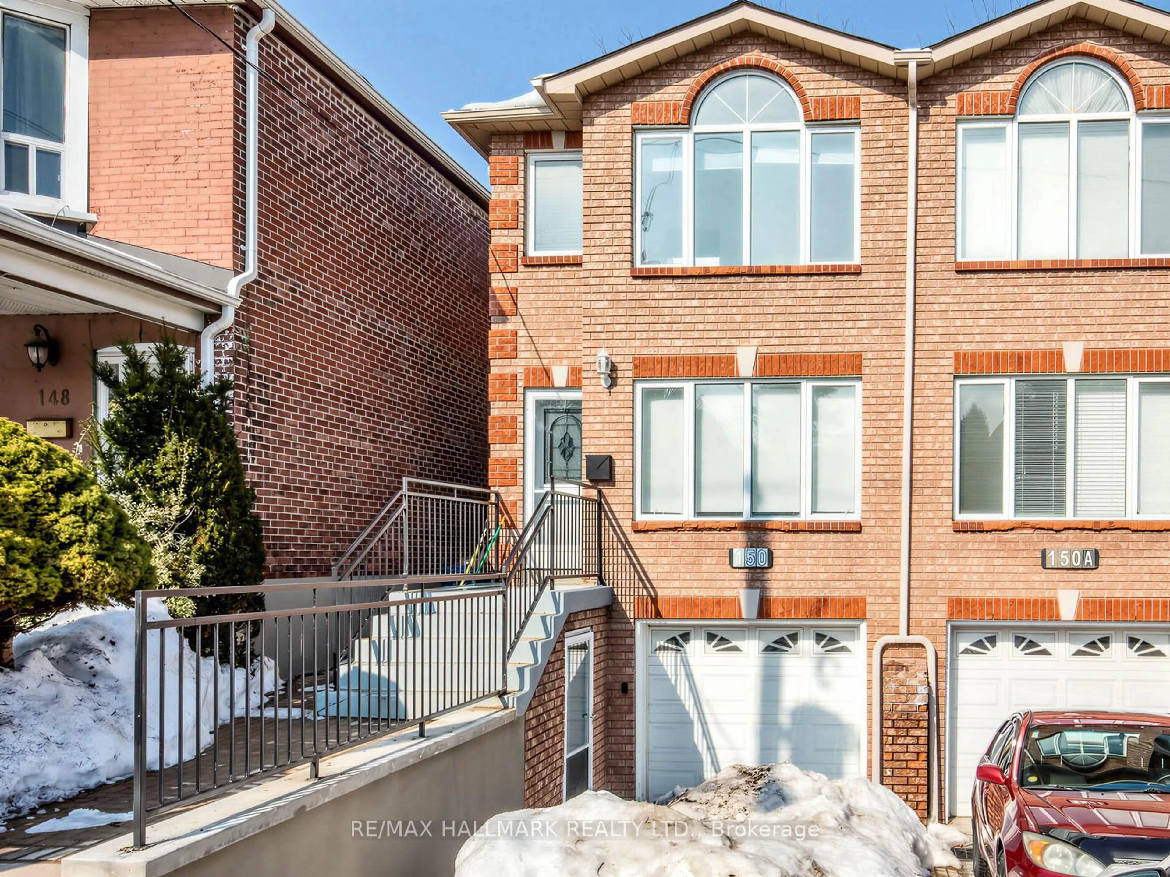 Home with brick exterior material, street for 150 Gowan Ave, Toronto Ontario M4J 2K6