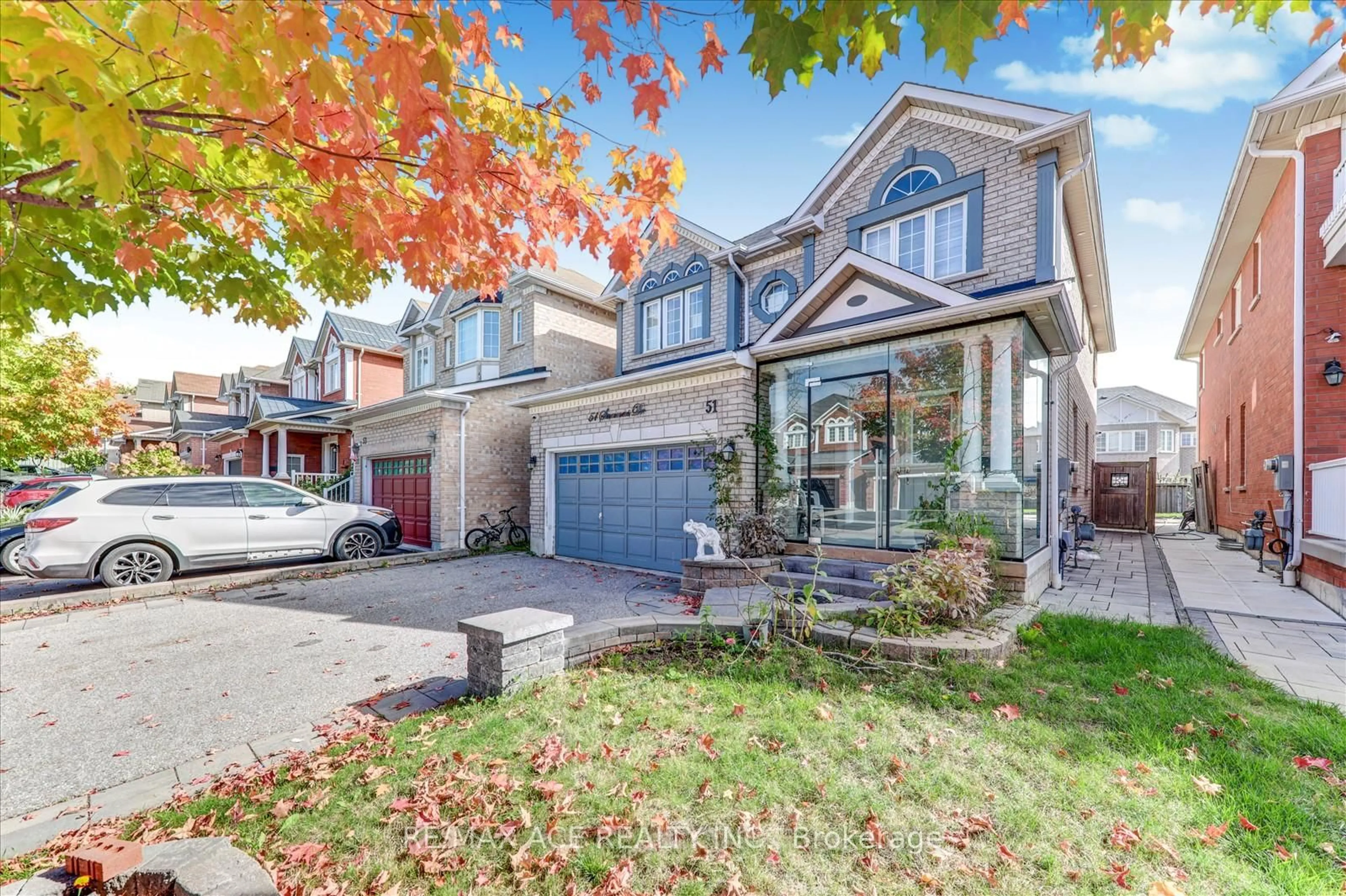 Home with brick exterior material, street for 51 Stammers Dr, Ajax Ontario L1T 0L5