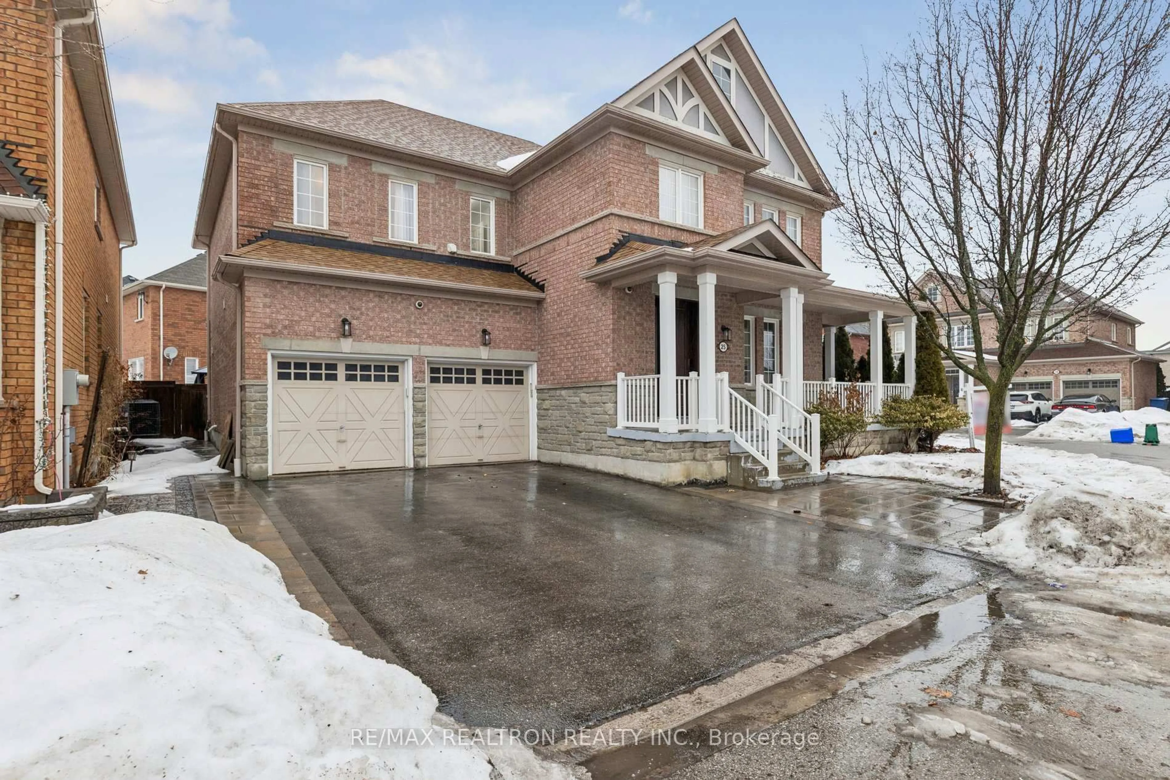 Home with brick exterior material, street for 25 Shorten Pl, Ajax Ontario L1T 0E9