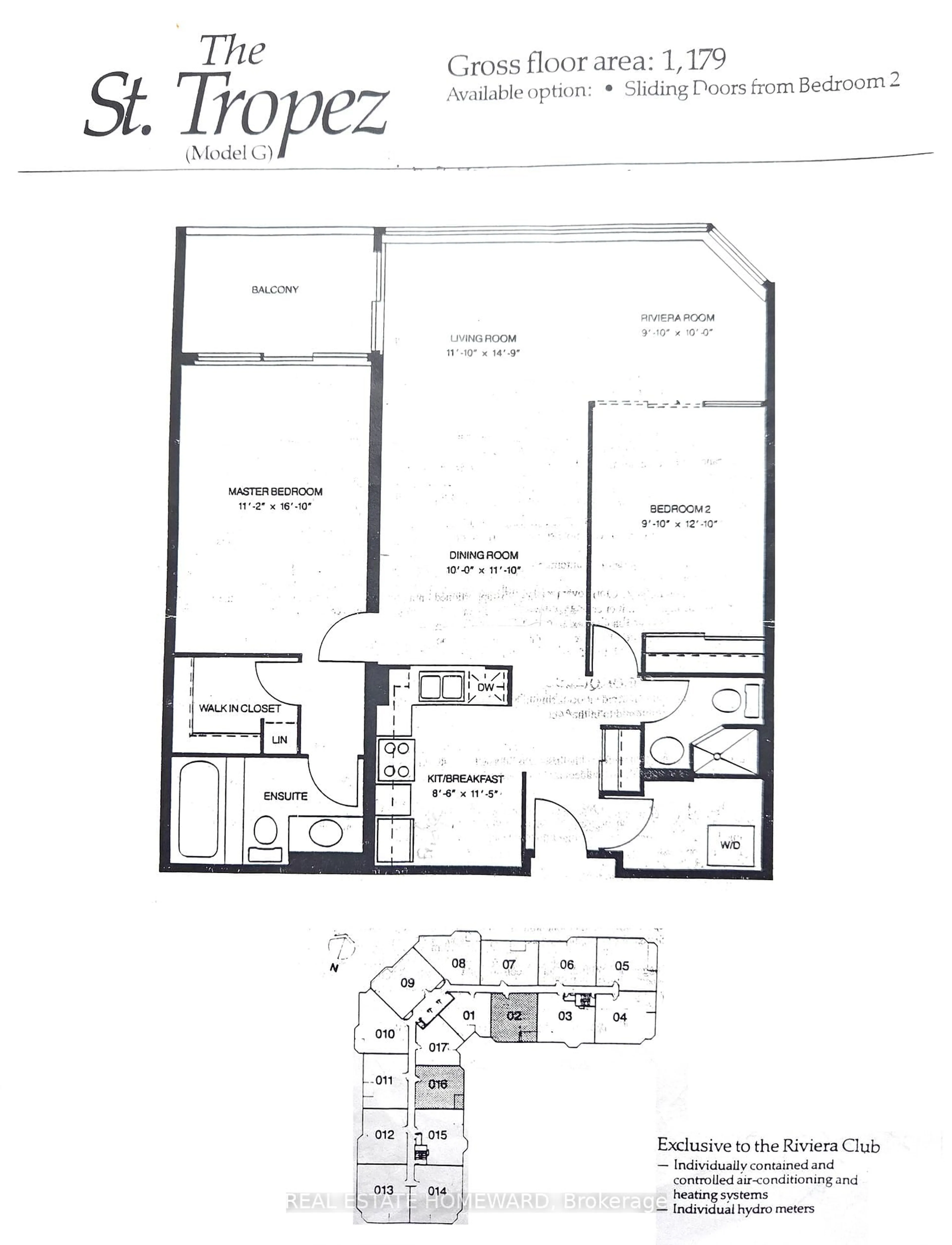 Floor plan for 4725 Sheppard Ave #1116, Toronto Ontario M1S 5B2