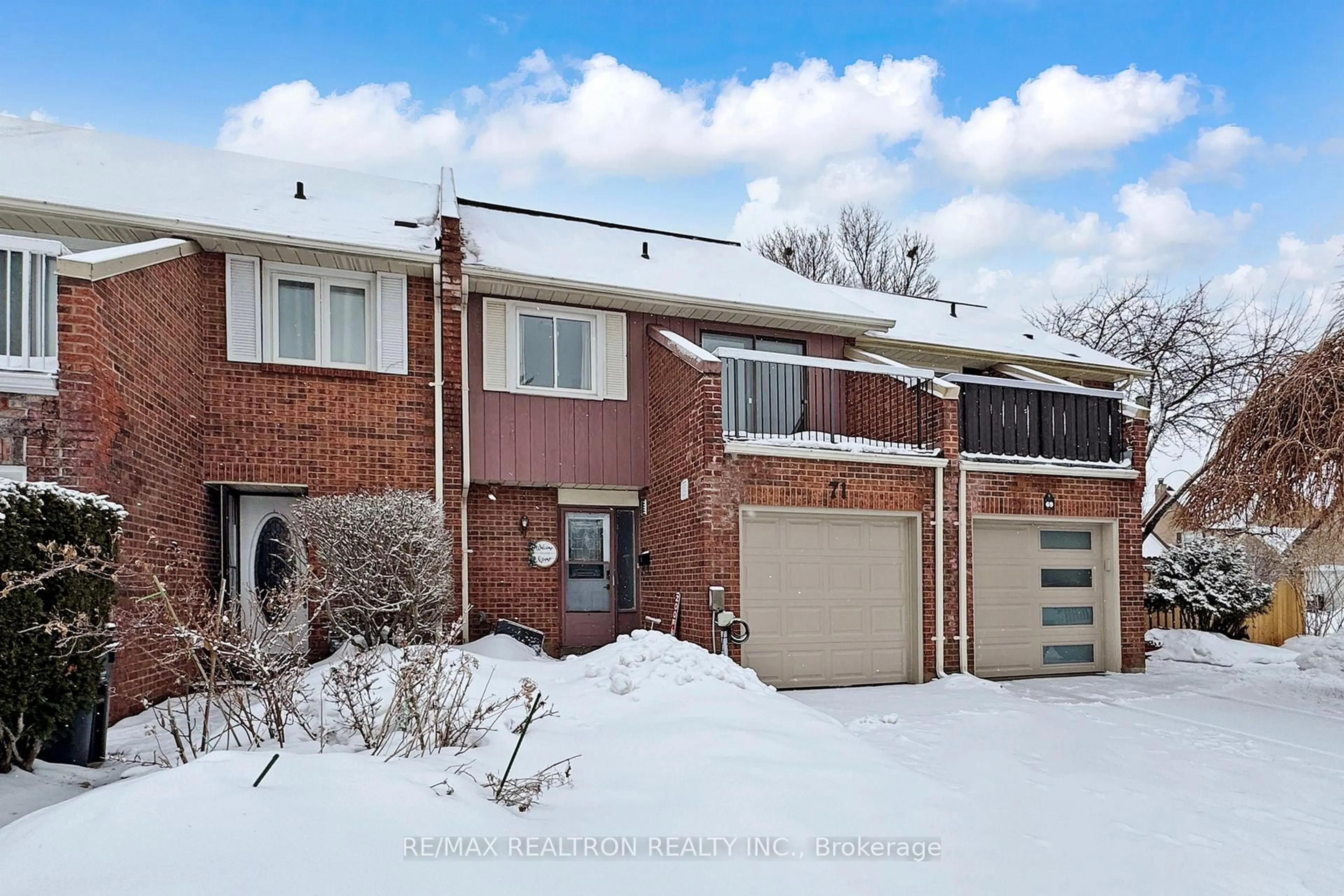 Home with brick exterior material, street for 71 Ecclesfield Dr, Toronto Ontario M1W 2Y3